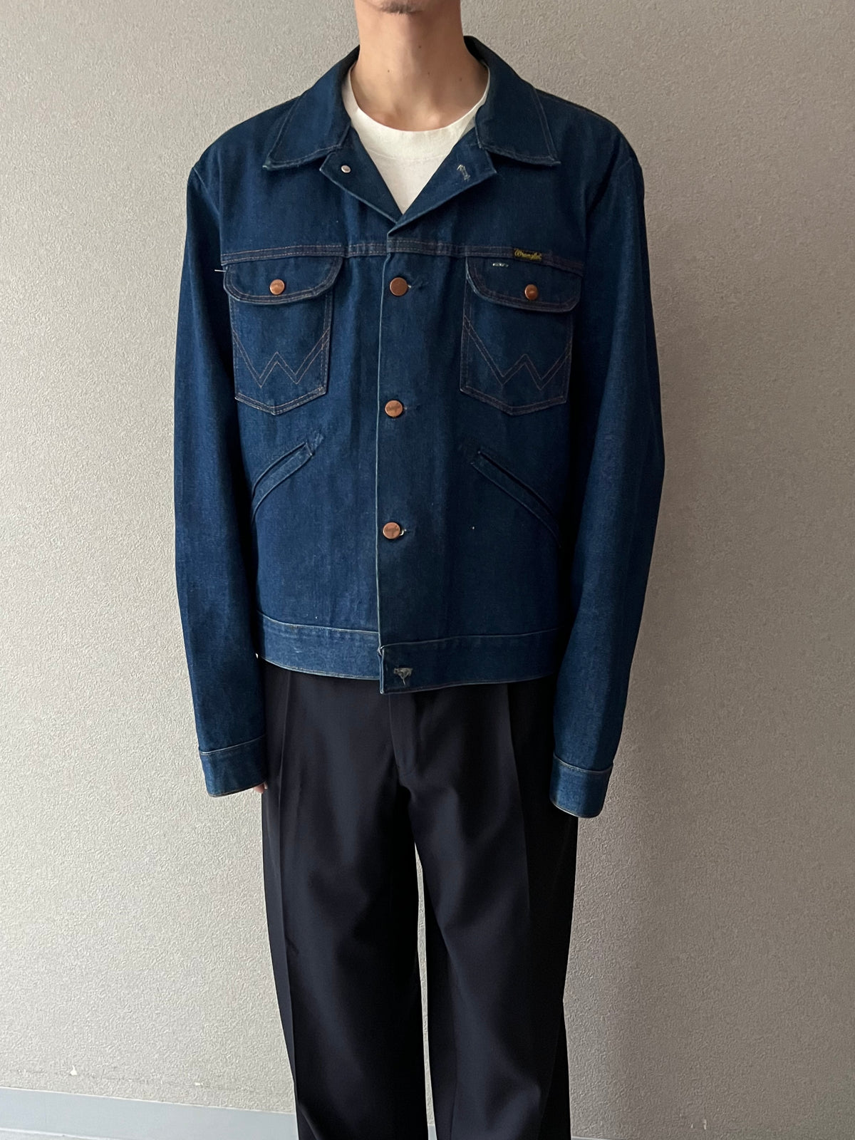 80's Wrangler 74126NV denim jacket “Made in USA”