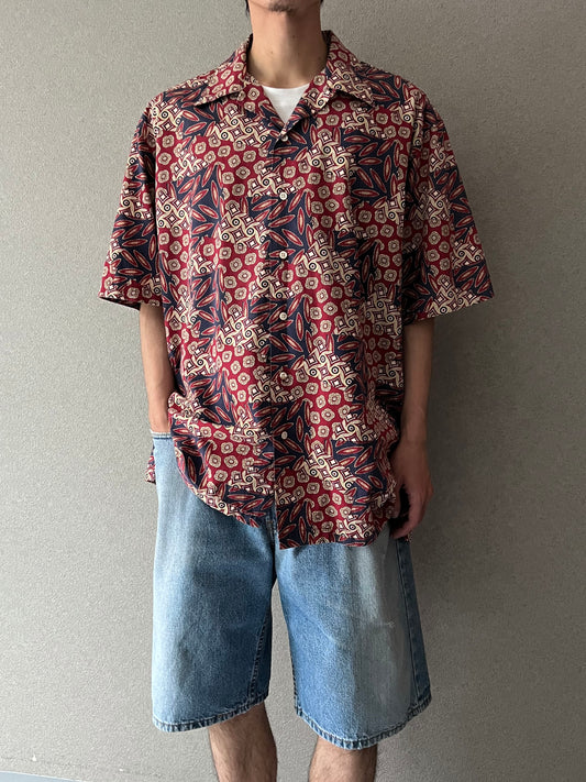 80's〜 Polo Ralph Lauren open collar shirt