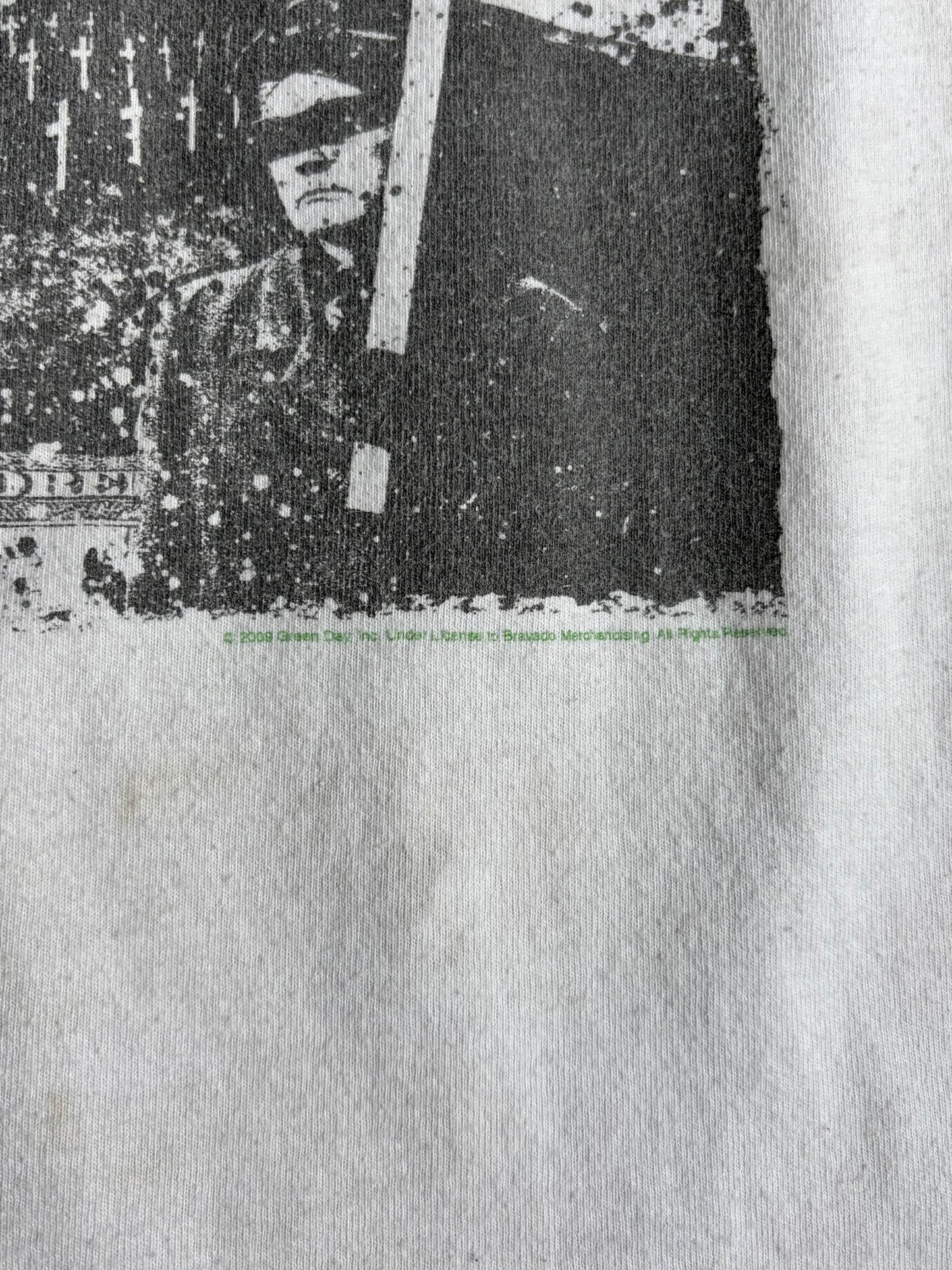 00's Green Day music t-shirt