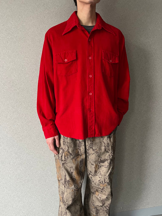 70's KINGS ROAD corduroy shirt