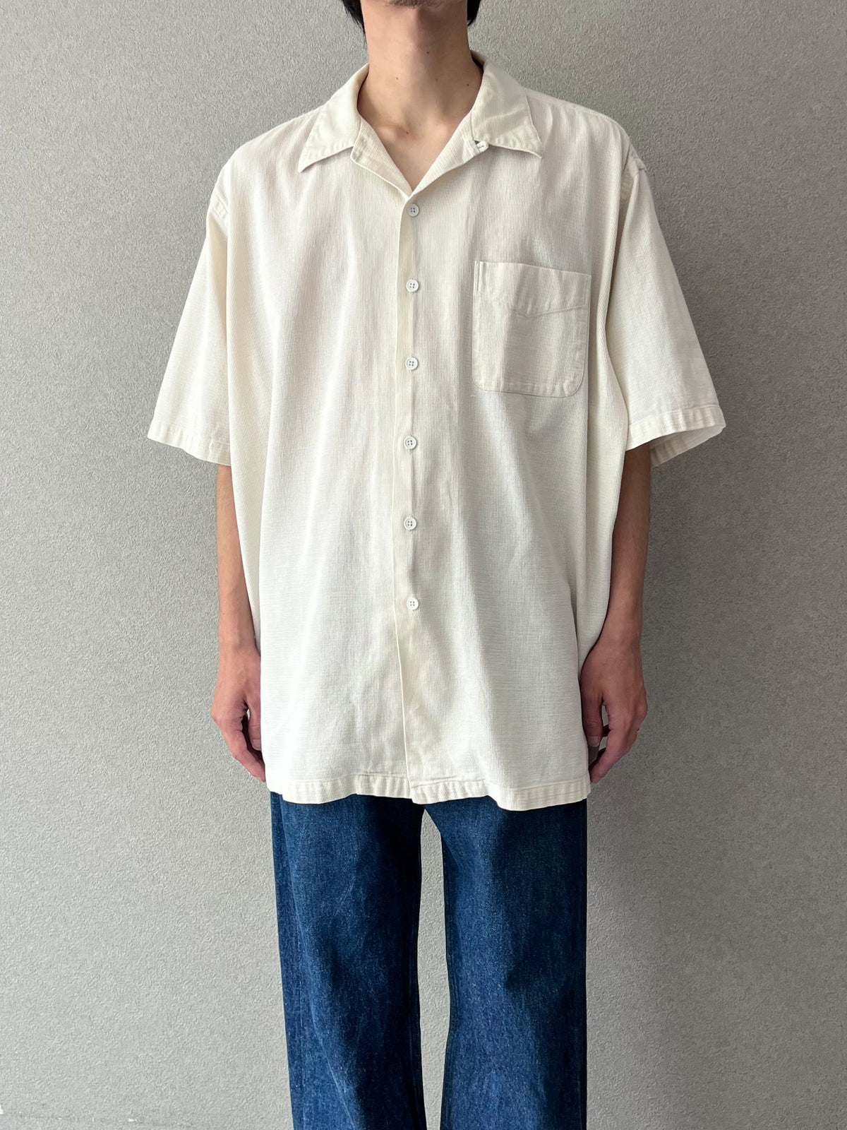 80's〜 Polo Ralph Lauren open collar shirt