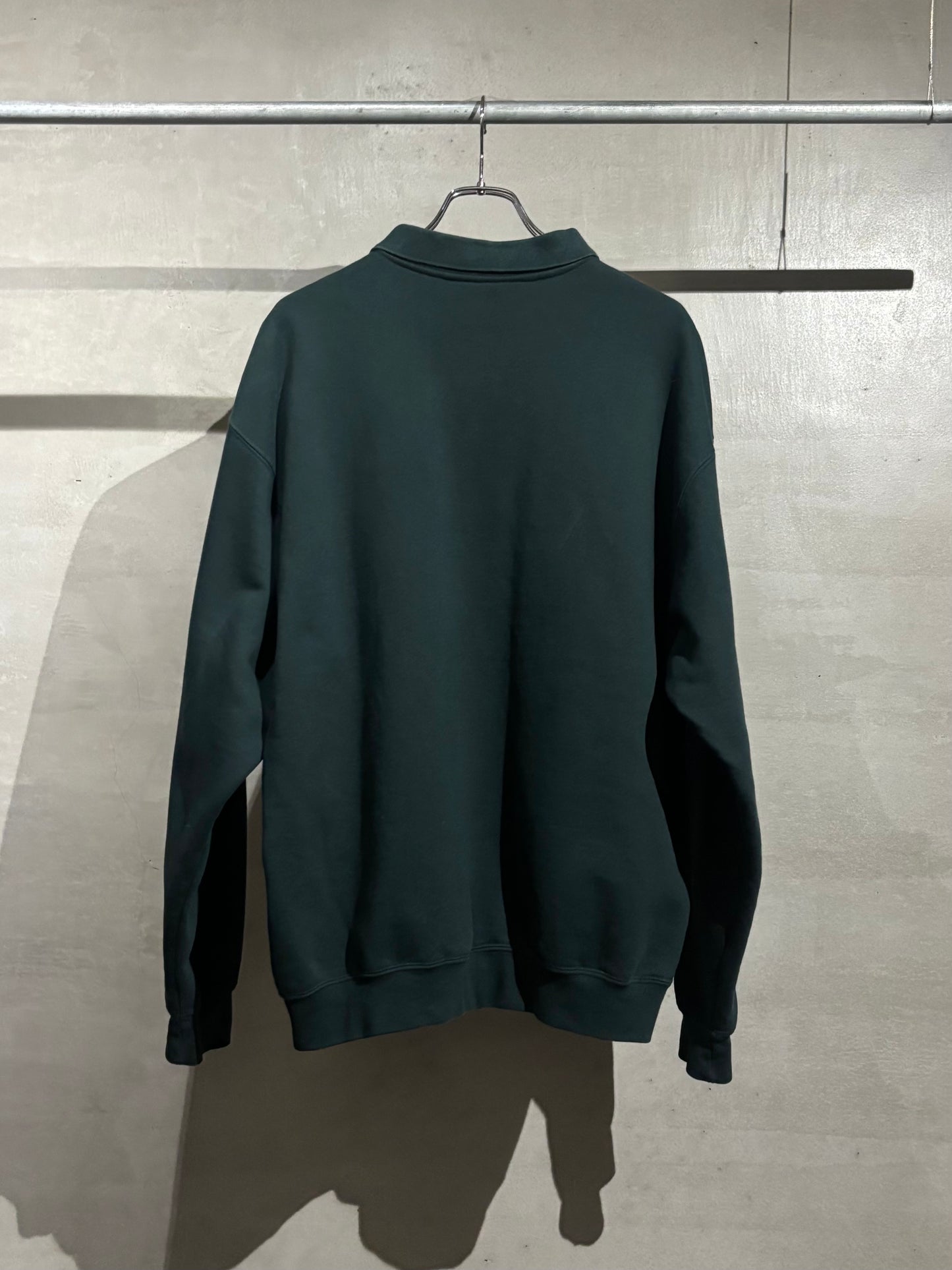 90's LANDS' END sweat polo shirt “Made in USA”