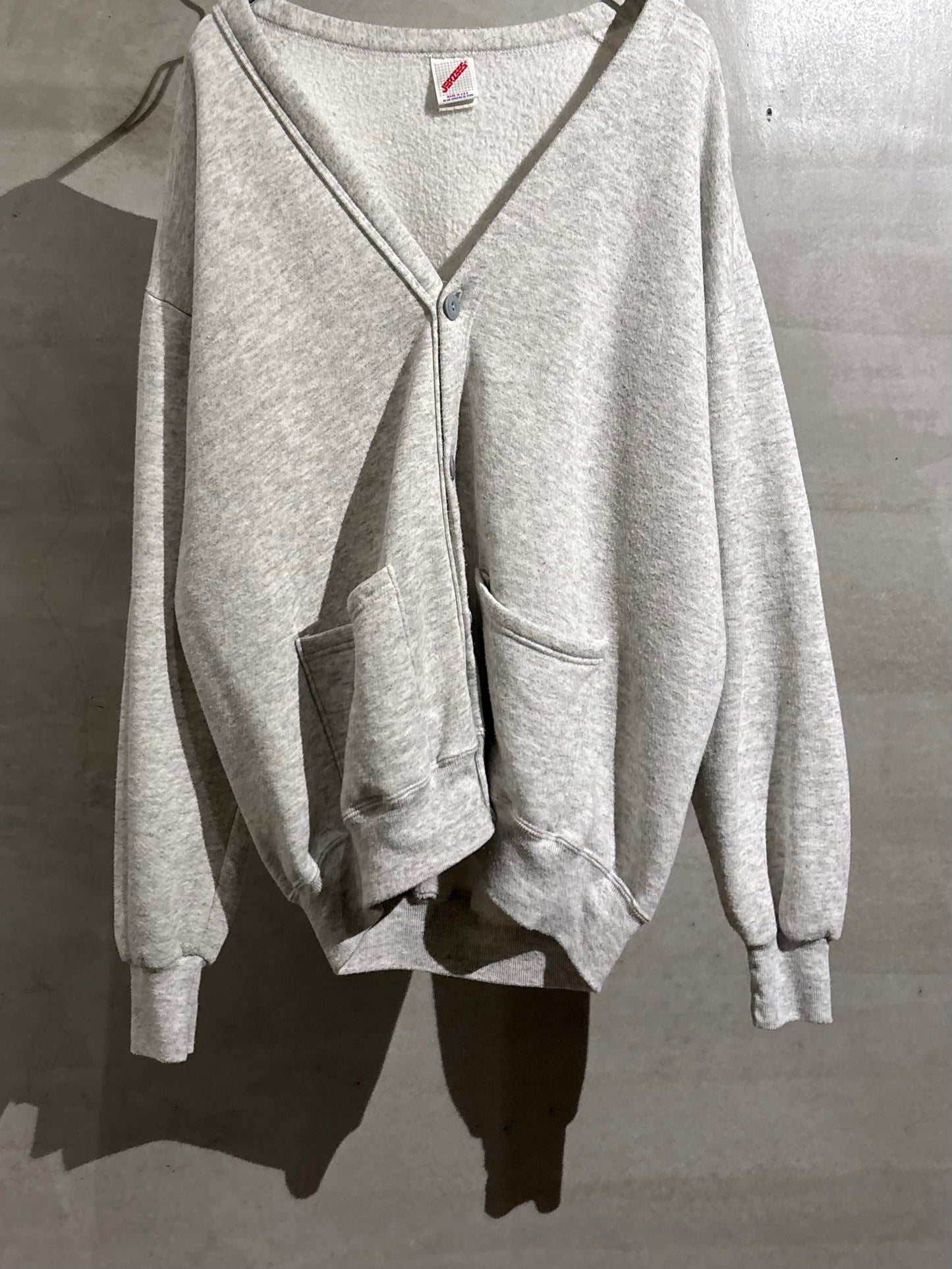 90's JERZEES sweat cardigan “Made in USA”