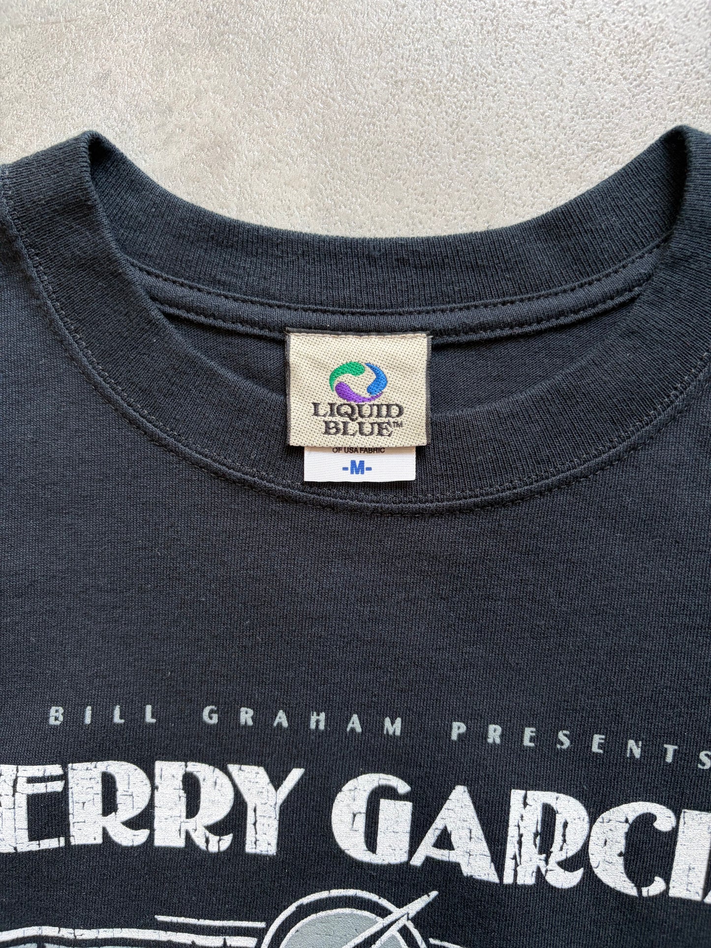 00's JERRY GARCIA LIQUID BLUE t-shirt