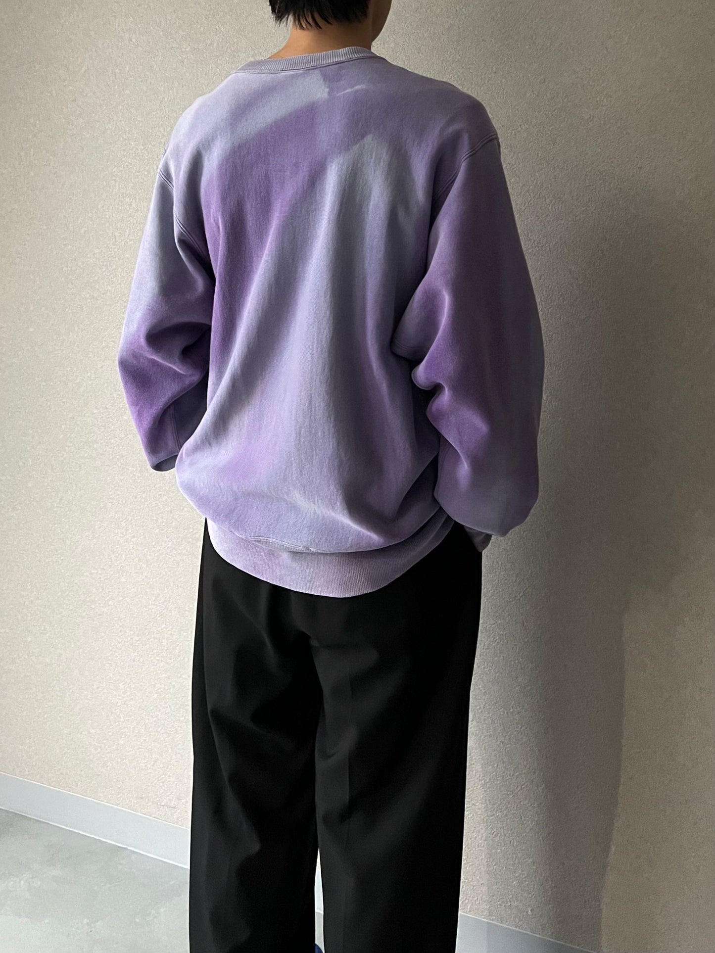 90's Champion marble dyeing REVERSE WEAVE