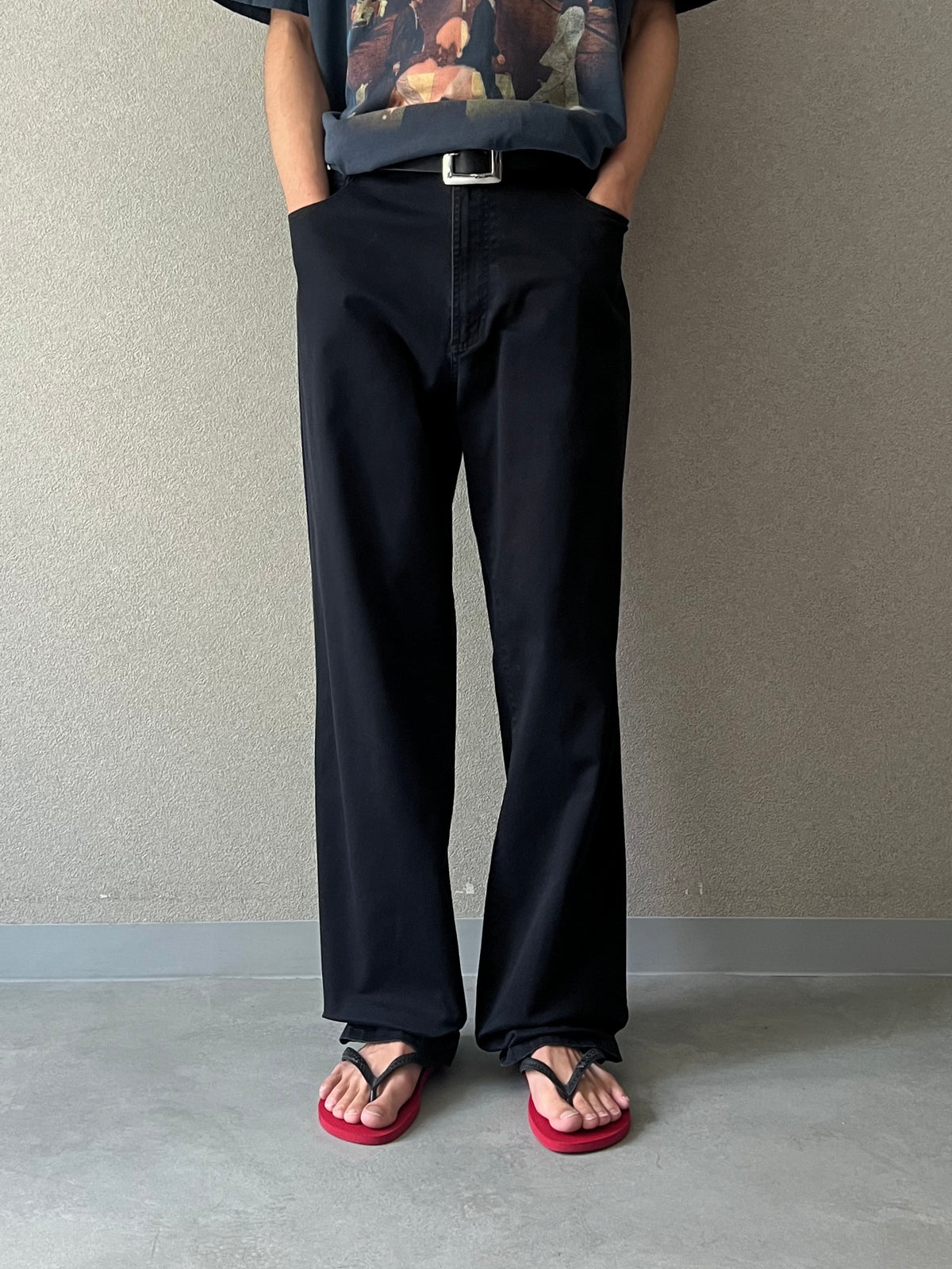 00's DKNY 5P cotton pants
