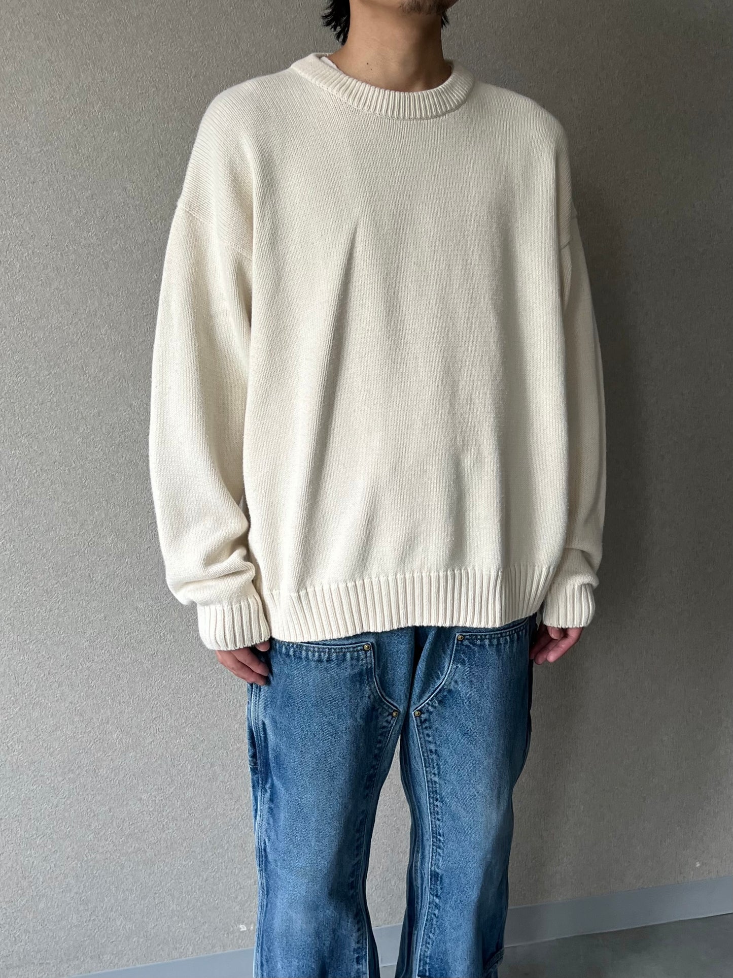 80's Eddie Bauer cotton knit sweater