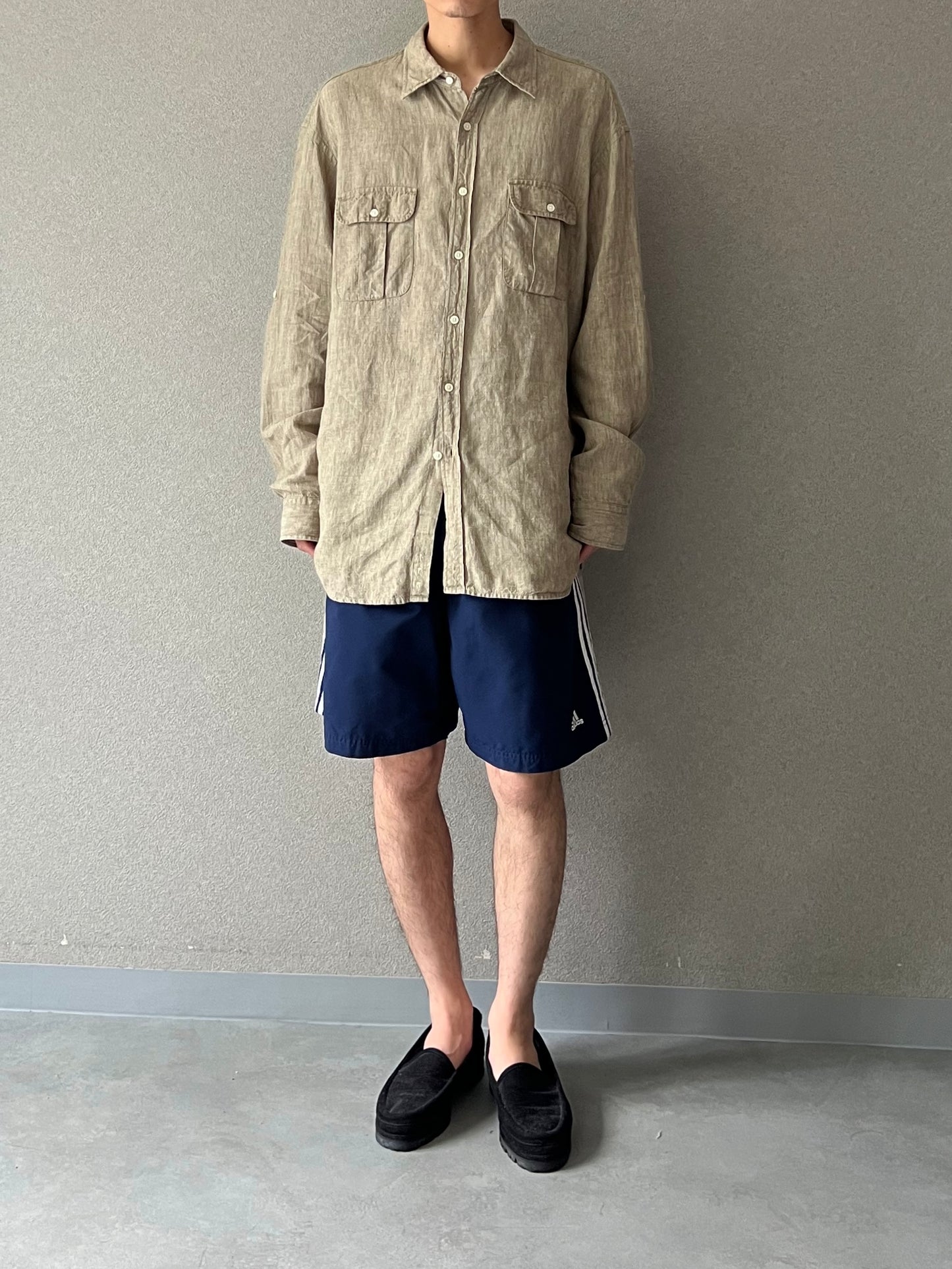 00's adidas nylon shorts