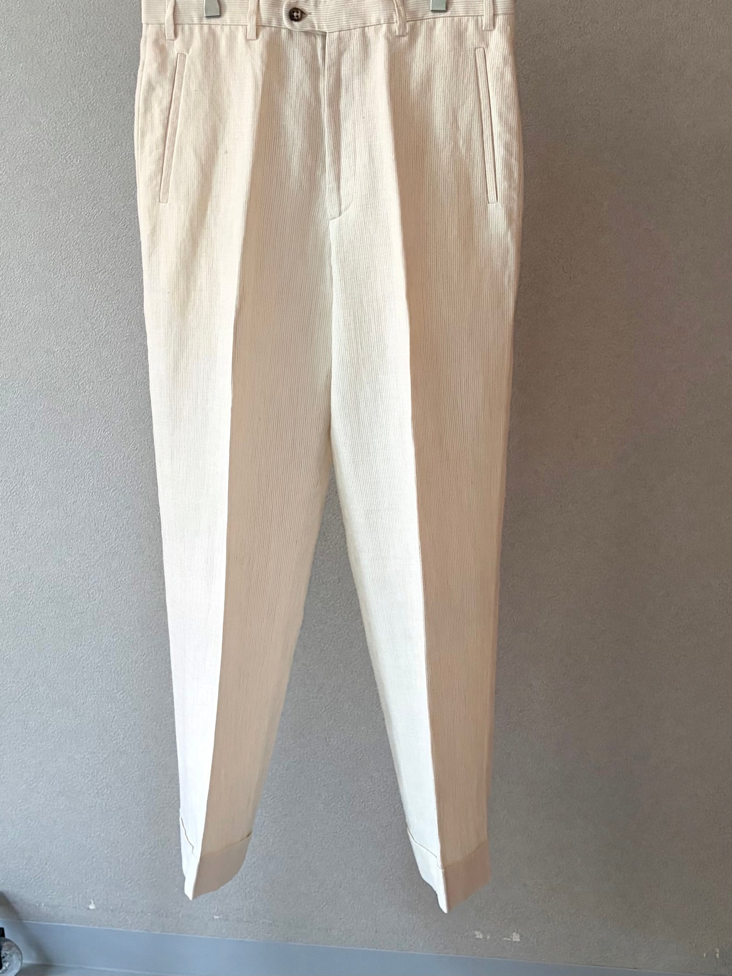 90's zanella linen slacks “Made in ITALY”