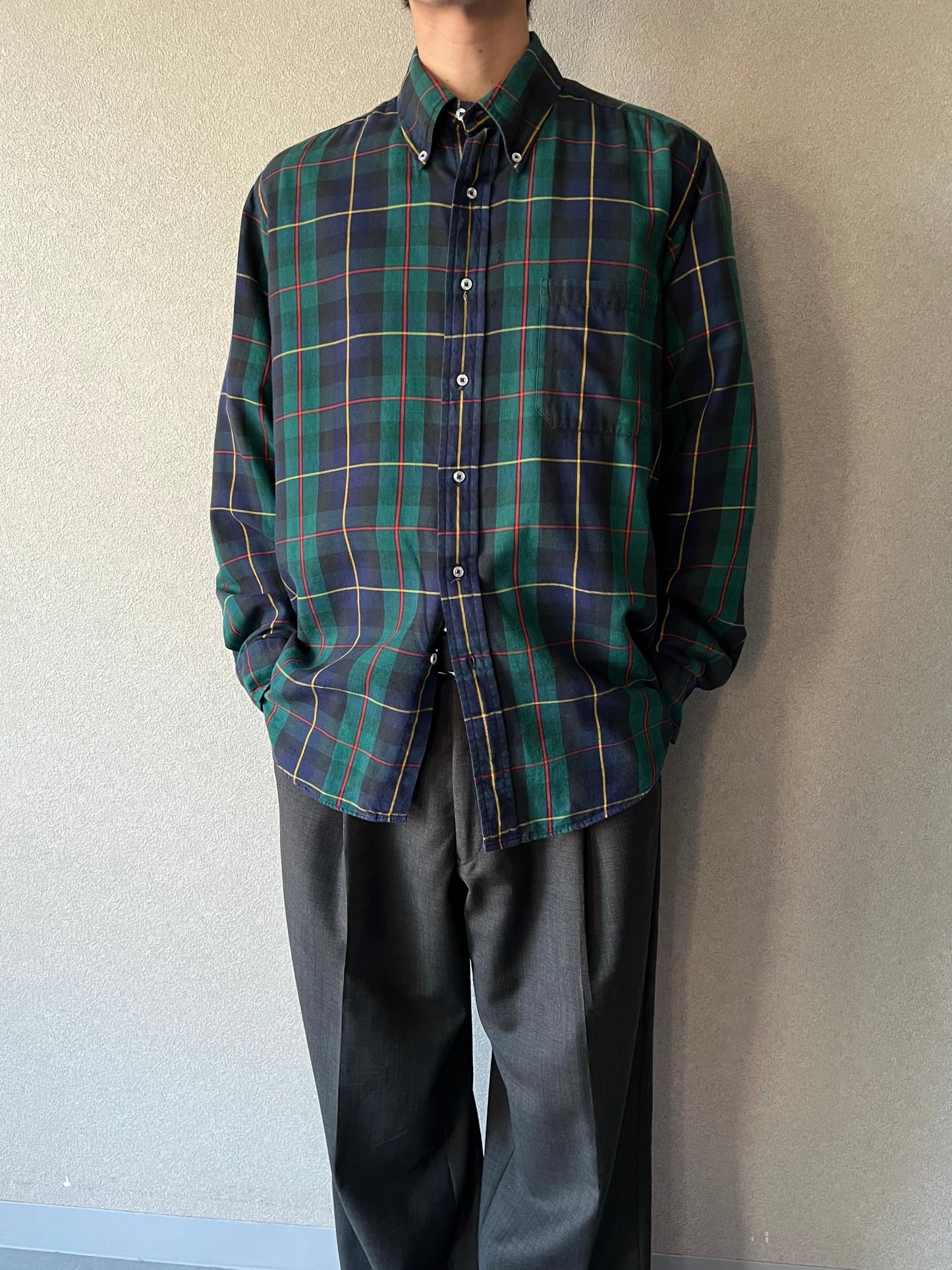 80's Brooks Brothers flannel shirt "Made in USA"