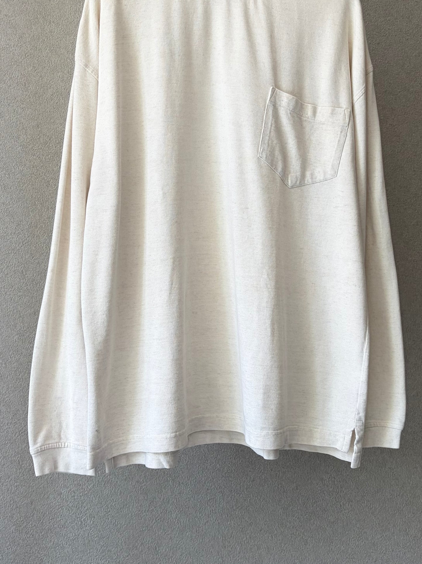 90's〜 GAP L/S linen blend t-shirt