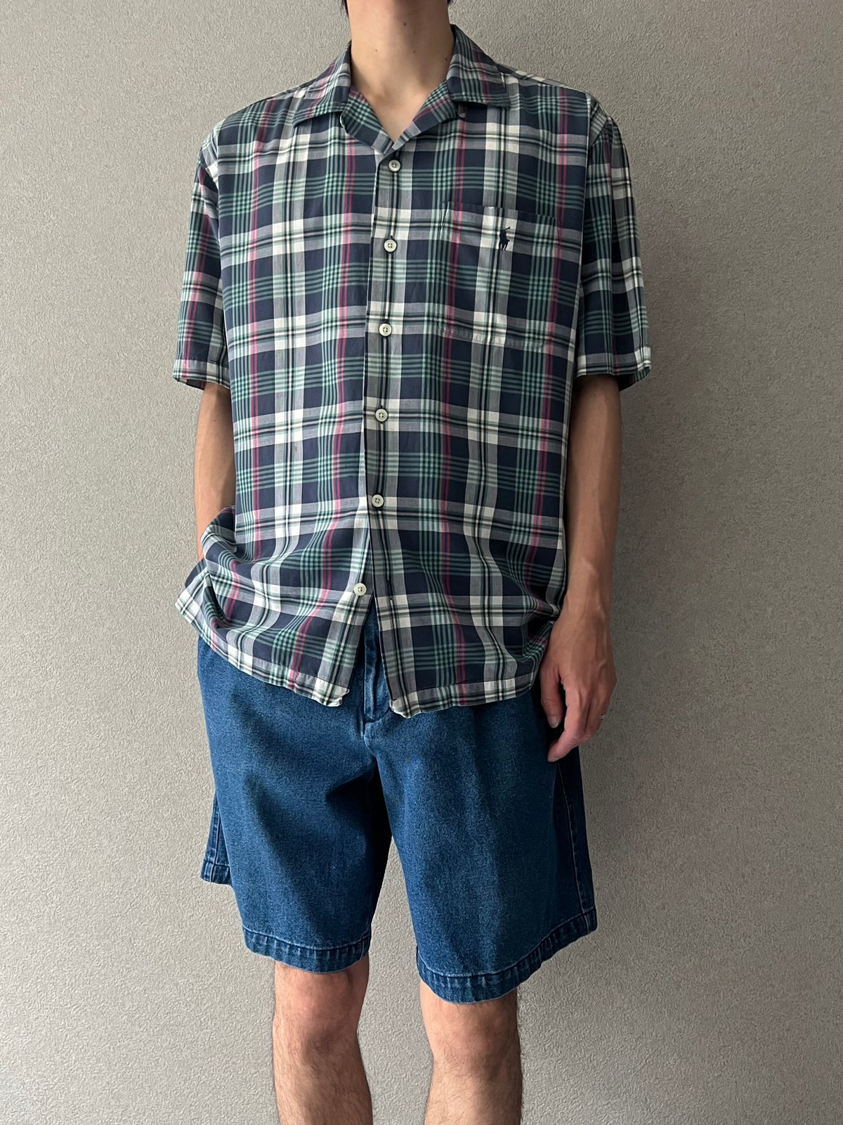 90's Polo Ralph Lauren open collar shirt “CALDWELL”