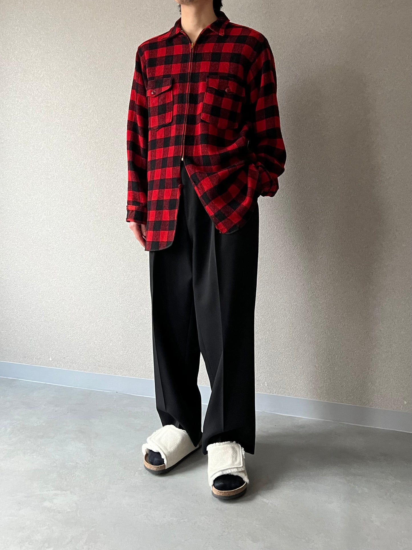 00's PRONT-UOMO wool slacks