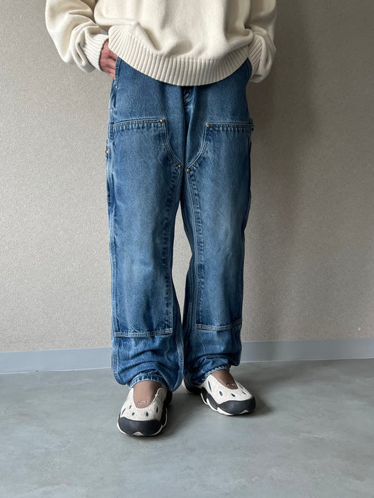 00's carhartt denim double knee  painter pants