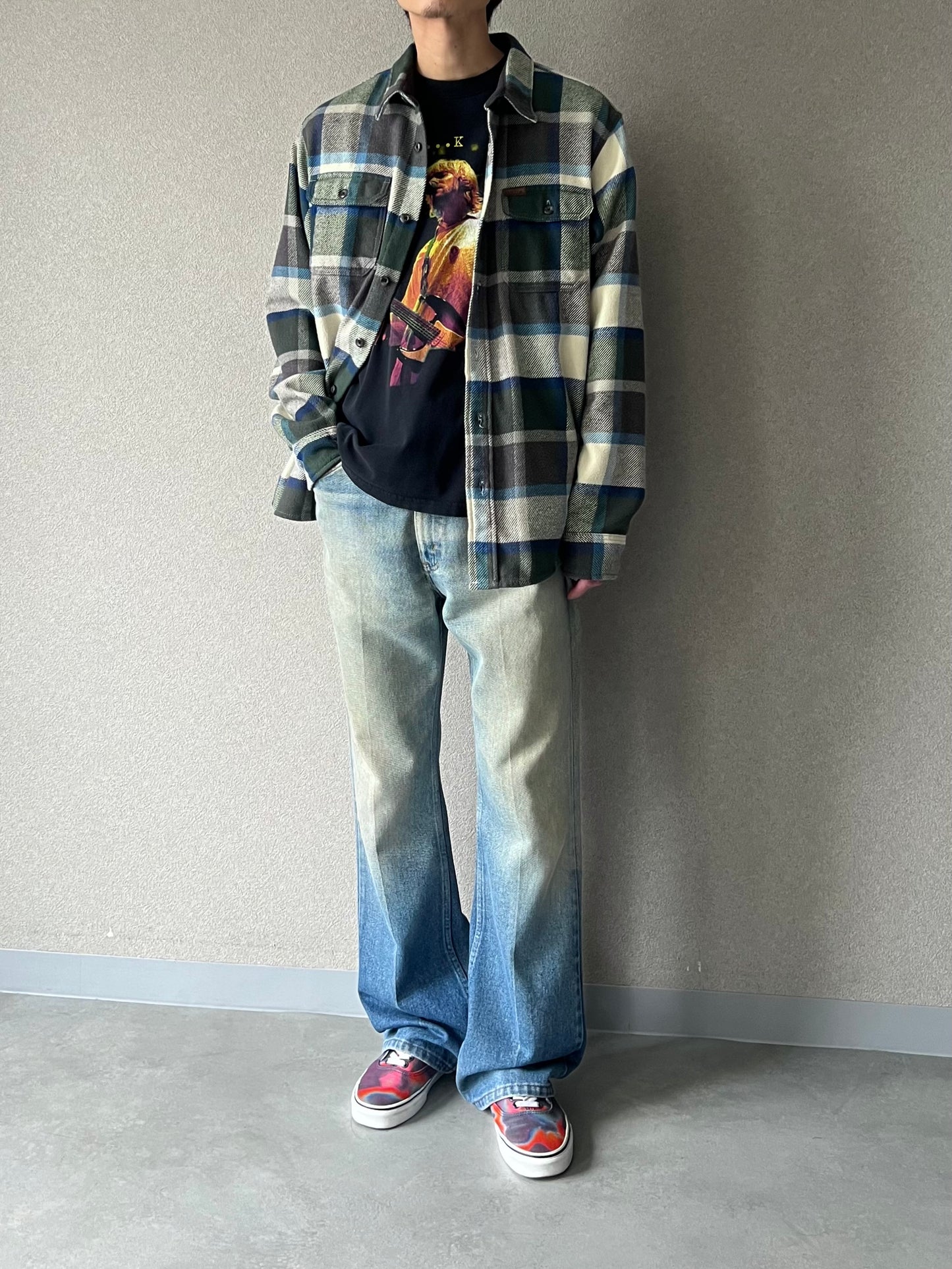 00's ORVIS flannel shirt