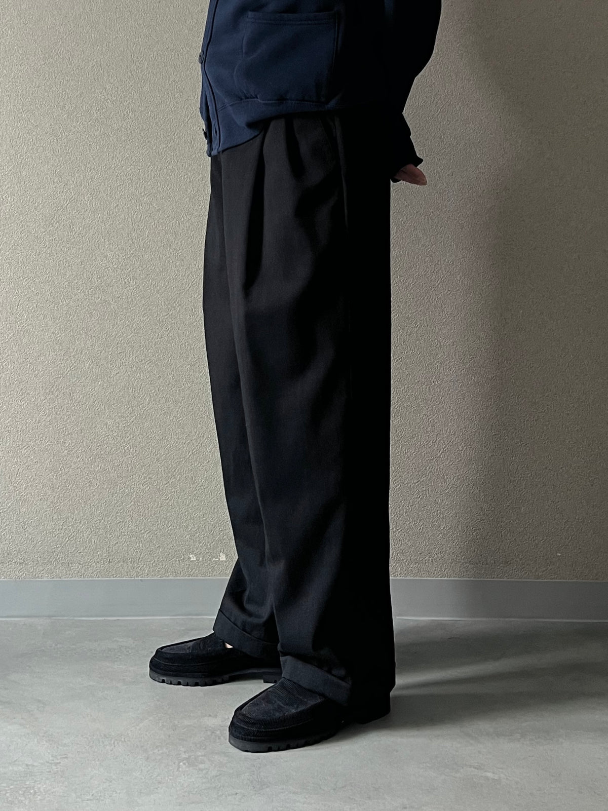 80's PIERRE BALMAIN wool slacks