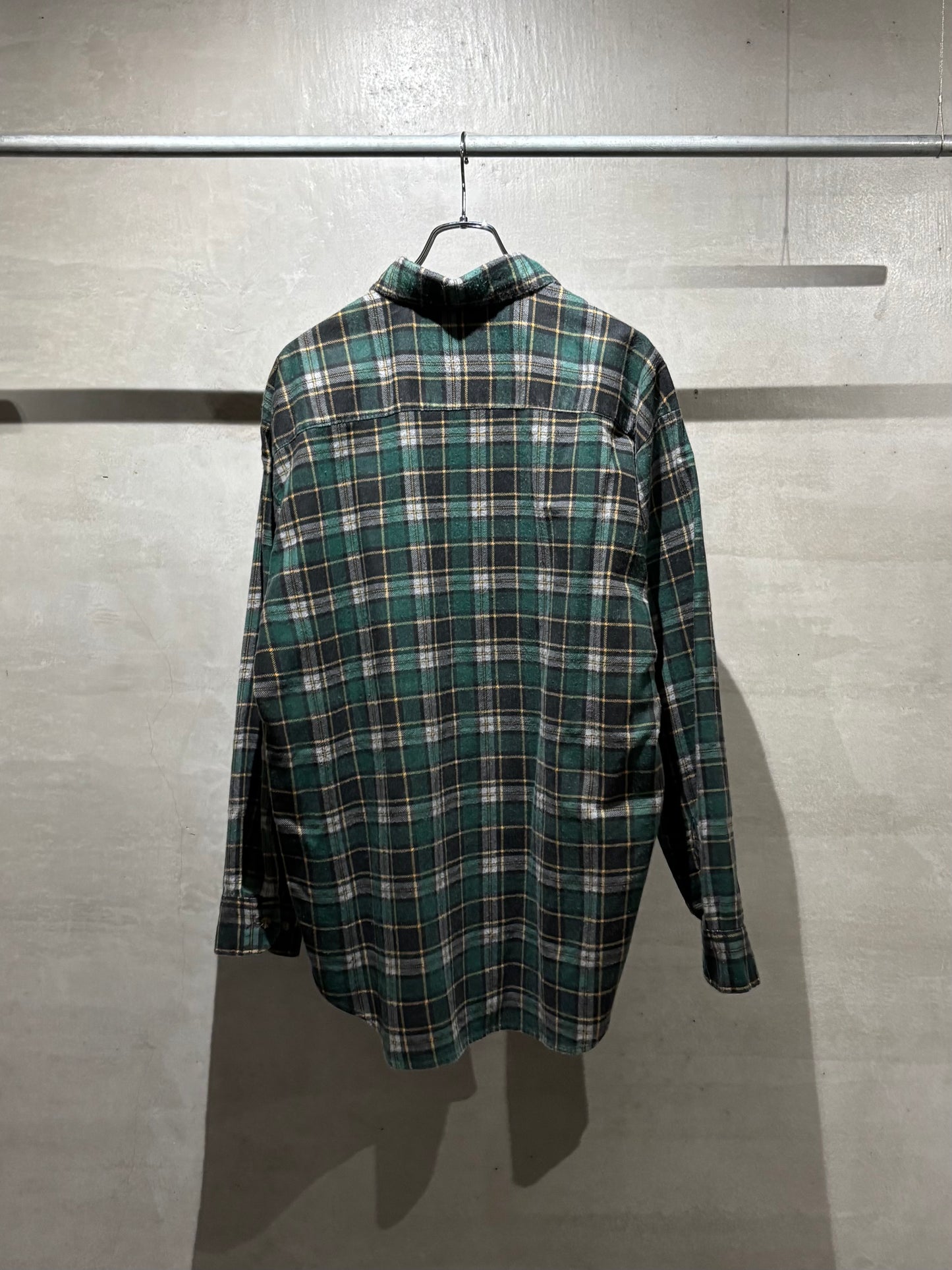 90's PURITAN printed flannel shirt