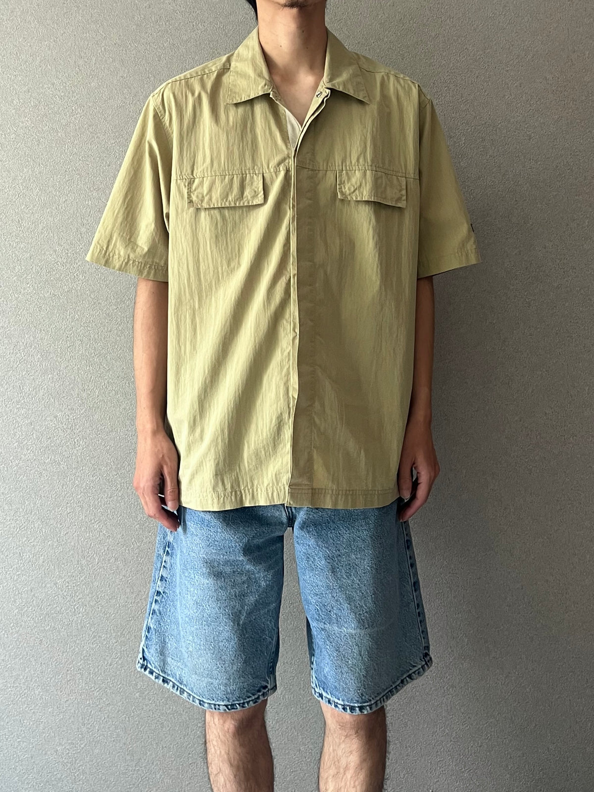 00's Levi's silverTab open collar shirt