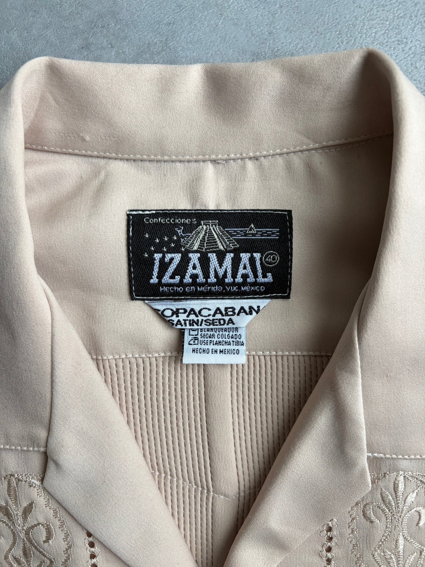 80's IZAMAL S/S guayabera shirt