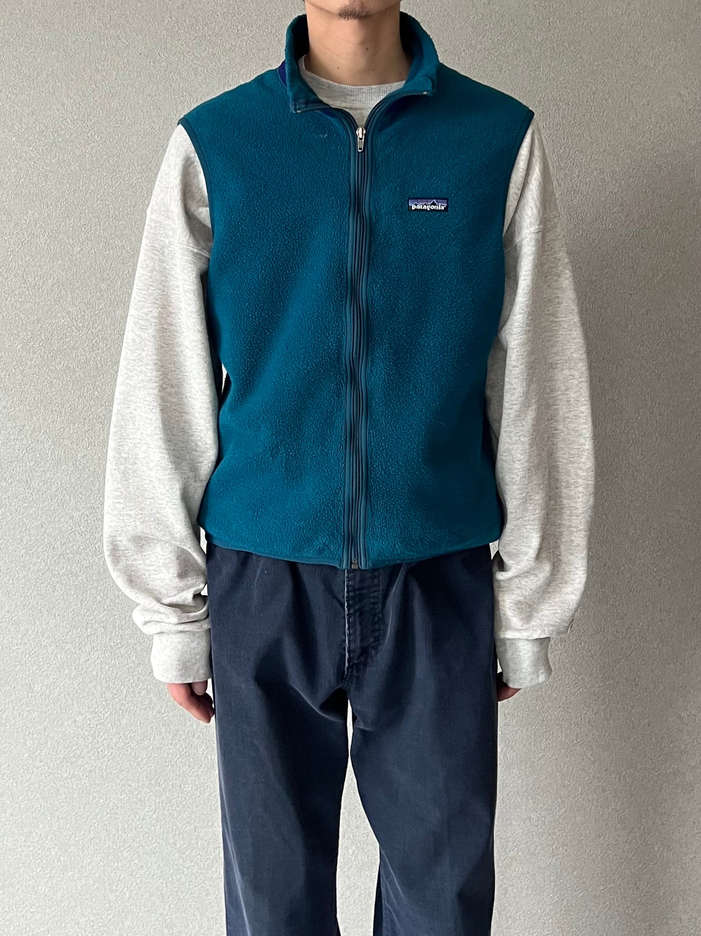 90's patagonia fleece vest "MADE in USA"