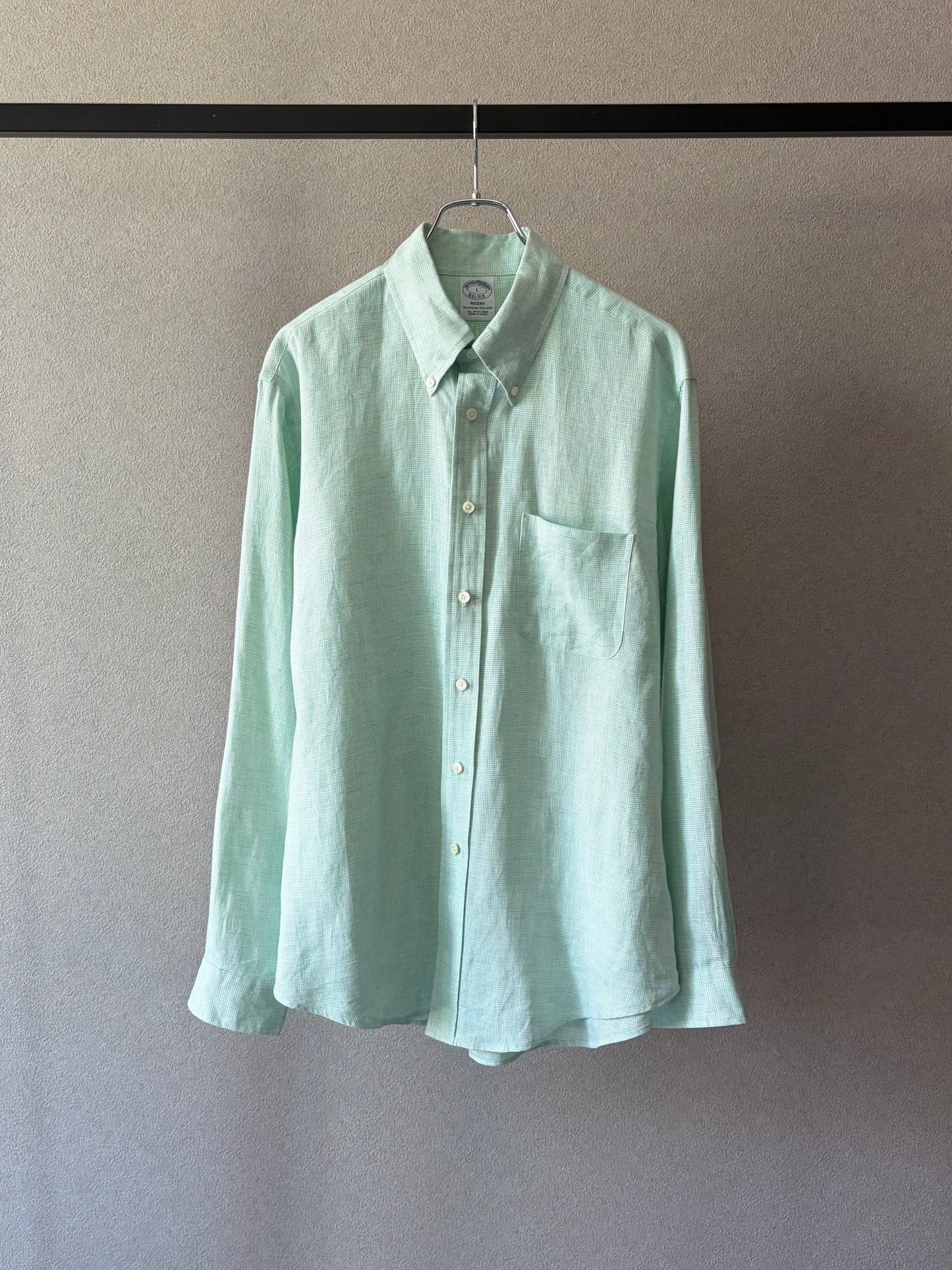 00's Brooks Brothers linen BD shirt