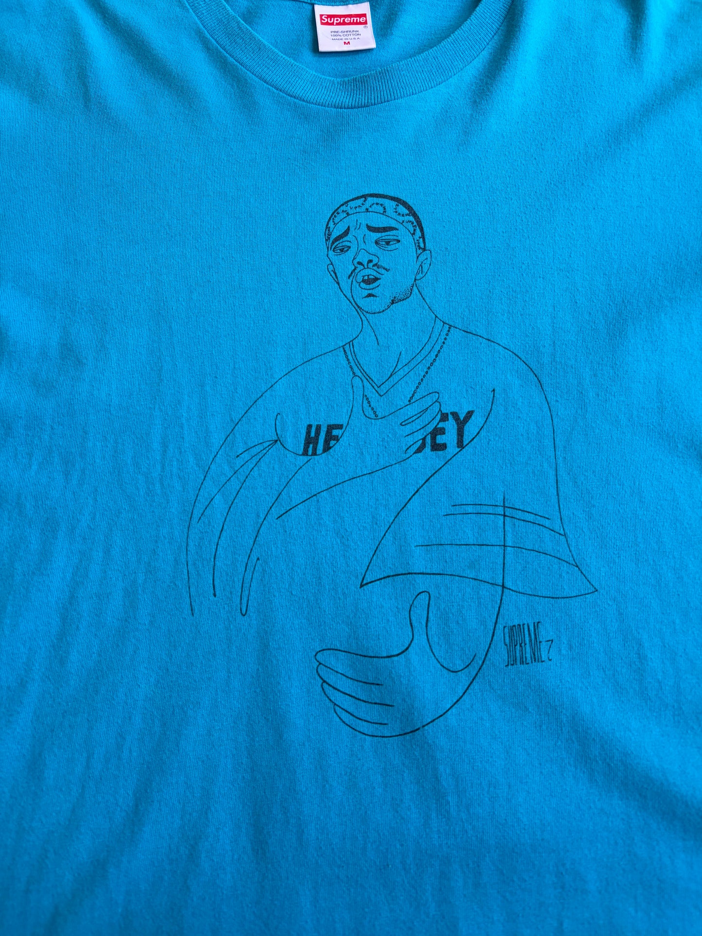 00's Supreme printed t-shirt “Made in USA”