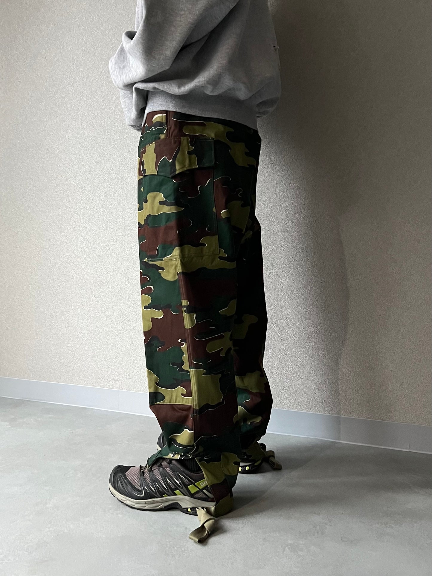 60's BELGIAN AIRFORCE M-58 jigsaw camo cargo pants