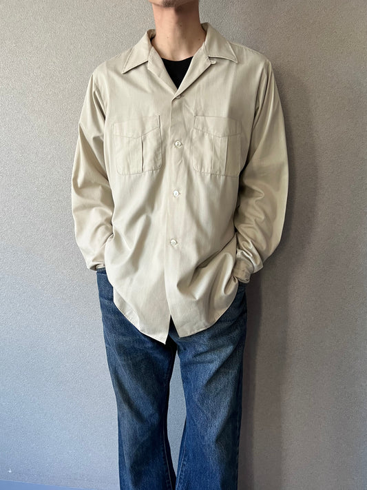 60's〜 ARROW open collar shirt "Made in USA"
