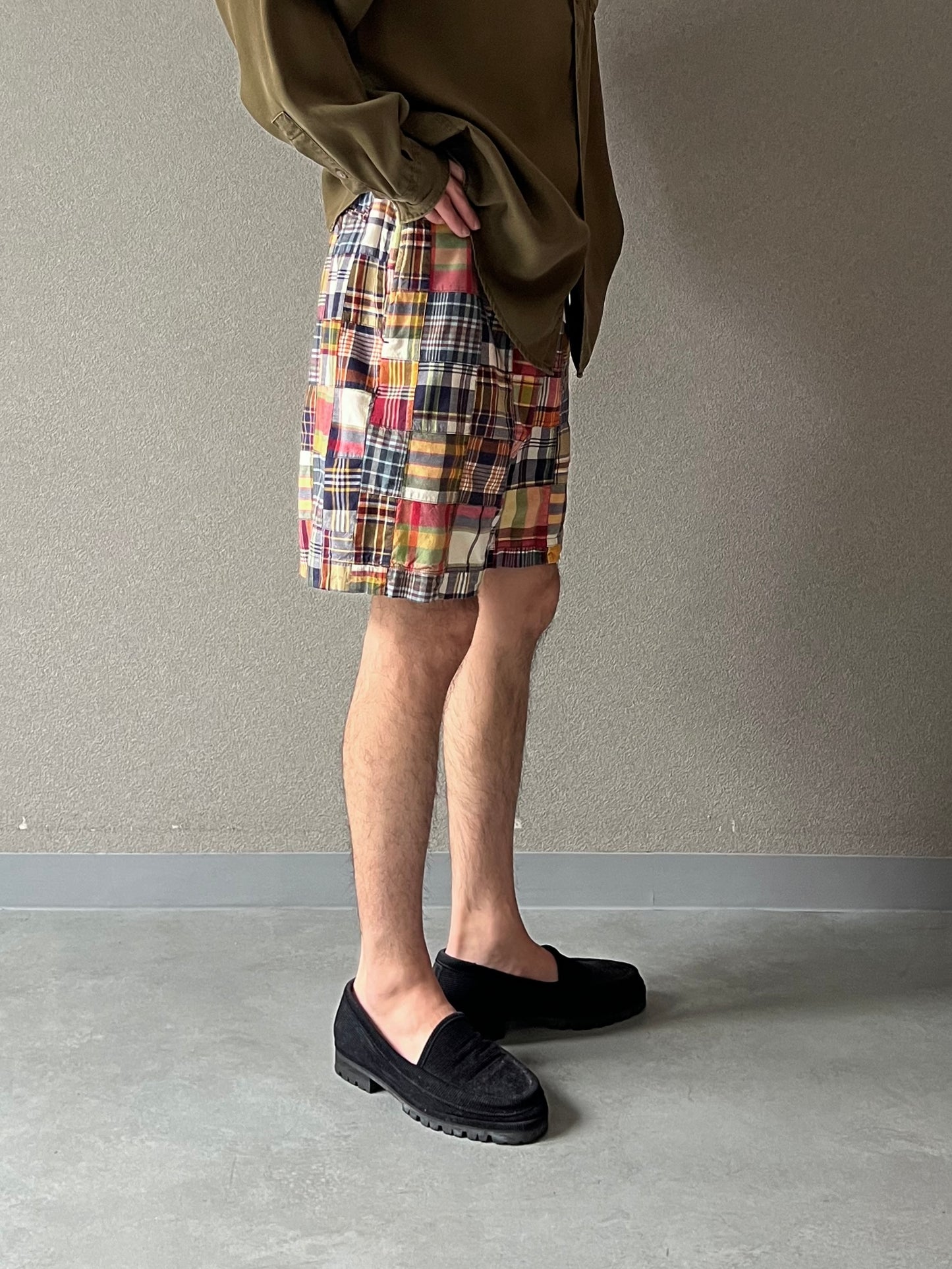 00's Brooks Brothers patchwork shorts