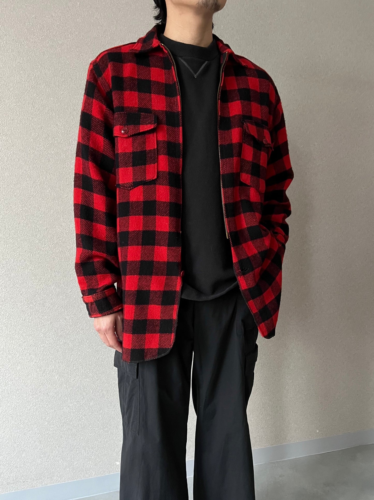 60's WOOLRICH wool shirt