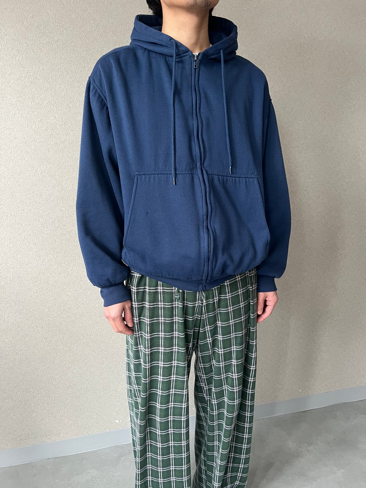 90's Franklin zip up sweat hoodie
