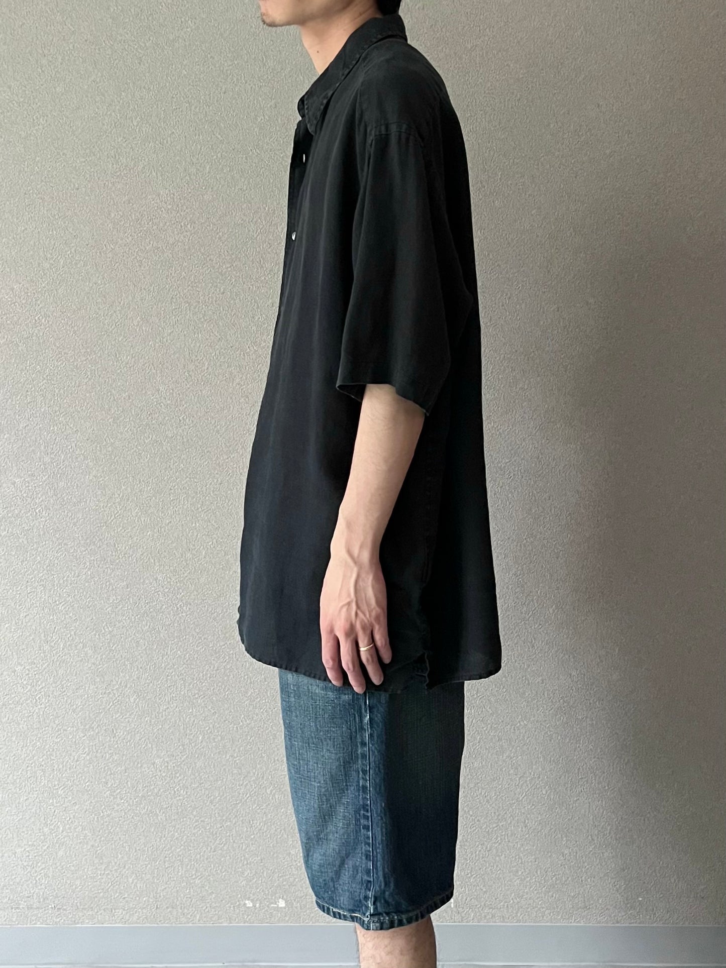 00's Eddie Bauer S/S linen shirt