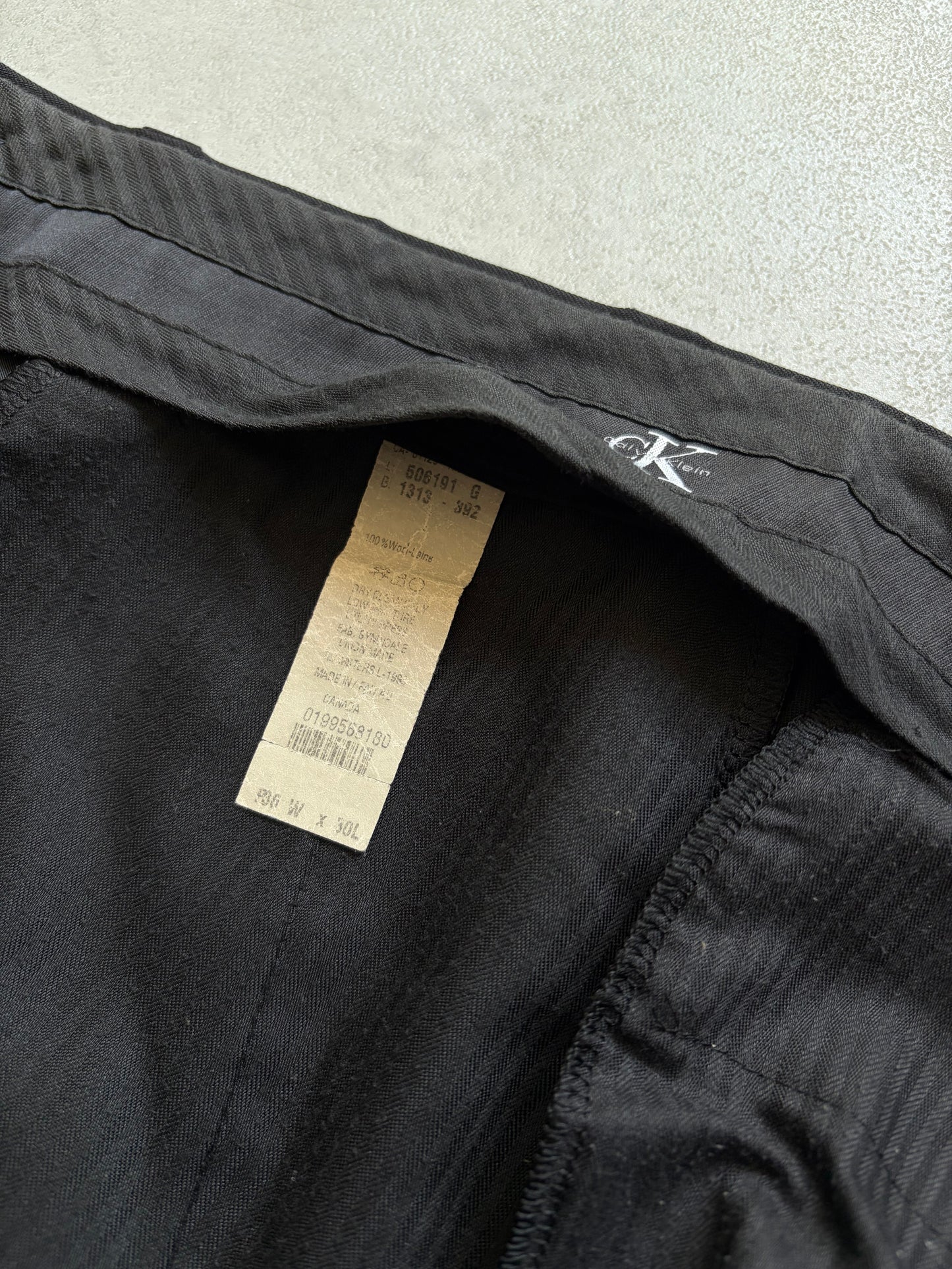 90's Calvin Klein wool slacks “Made in CANADA”