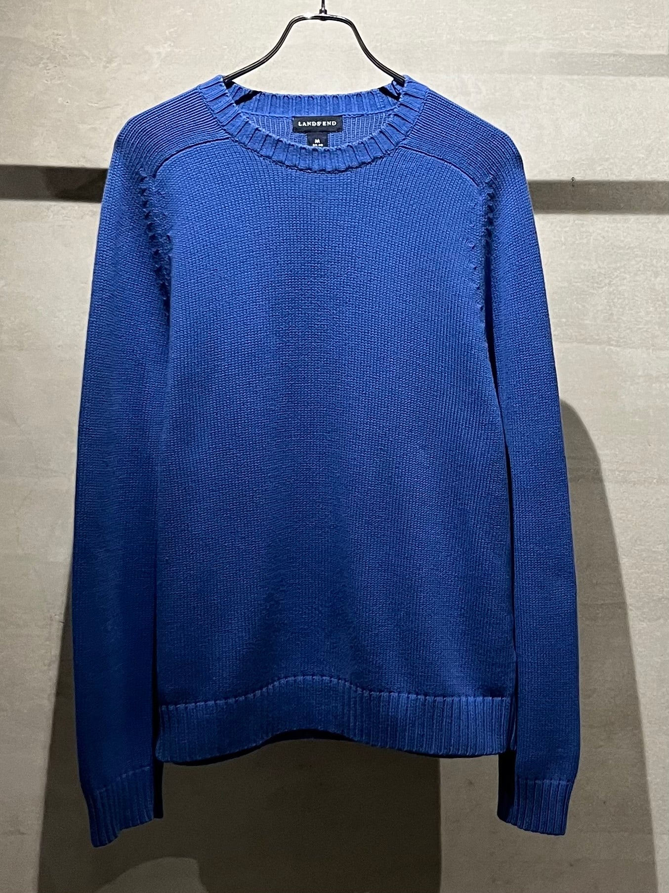 00's LANDS' END cotton knit sweater