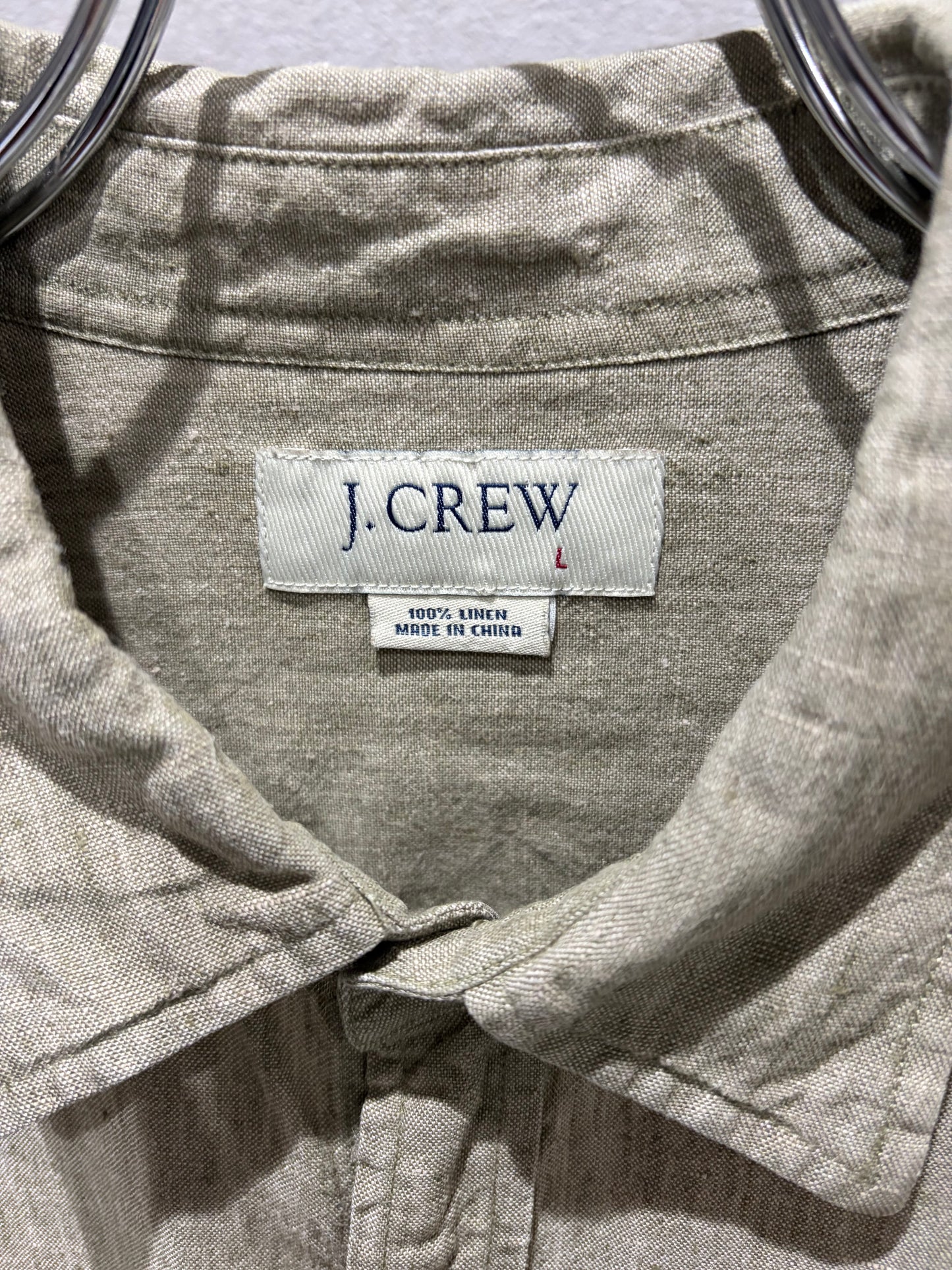 00's J.CREW linen shirt