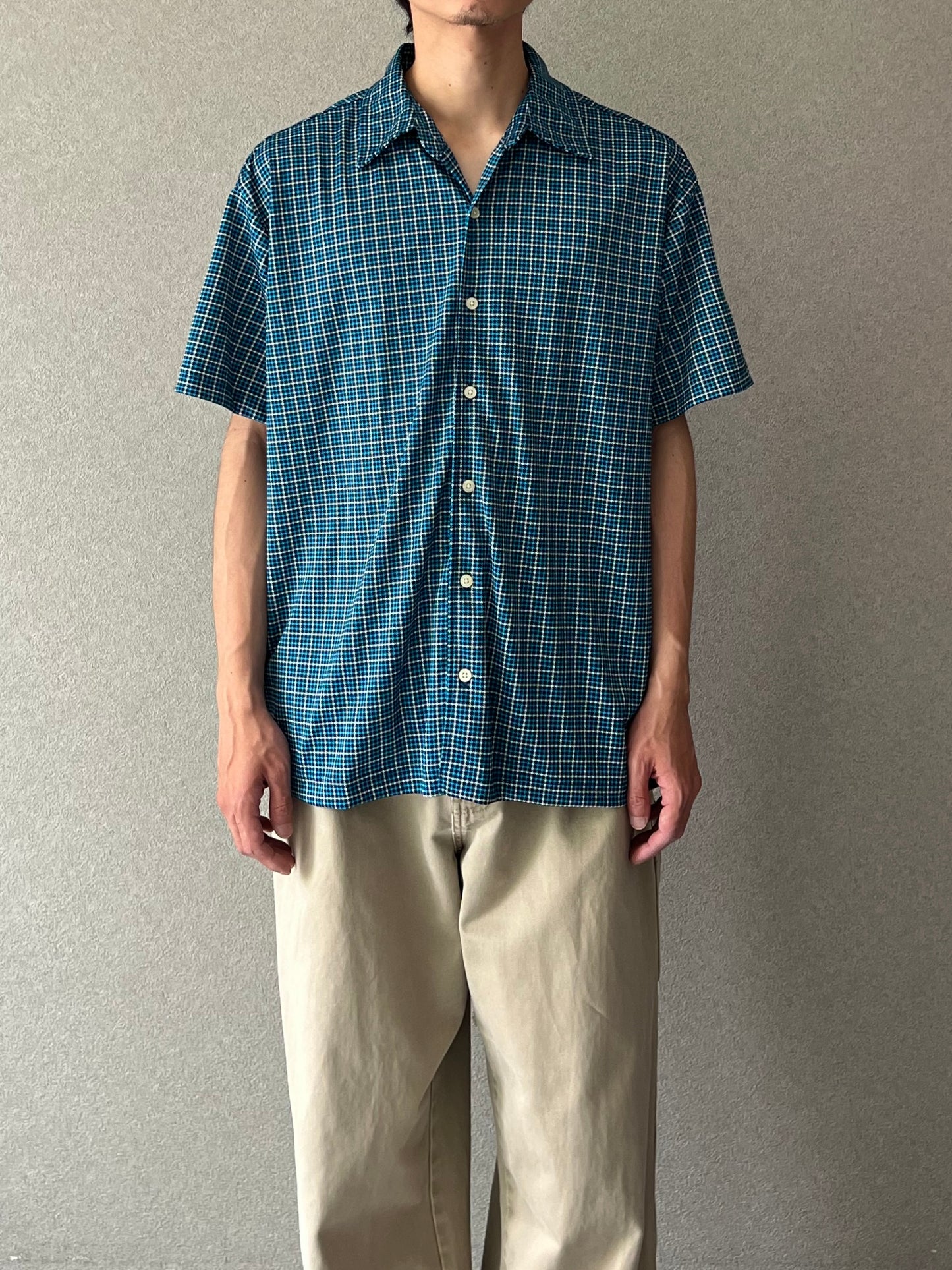 90's〜 GAP S/S polyester shirt