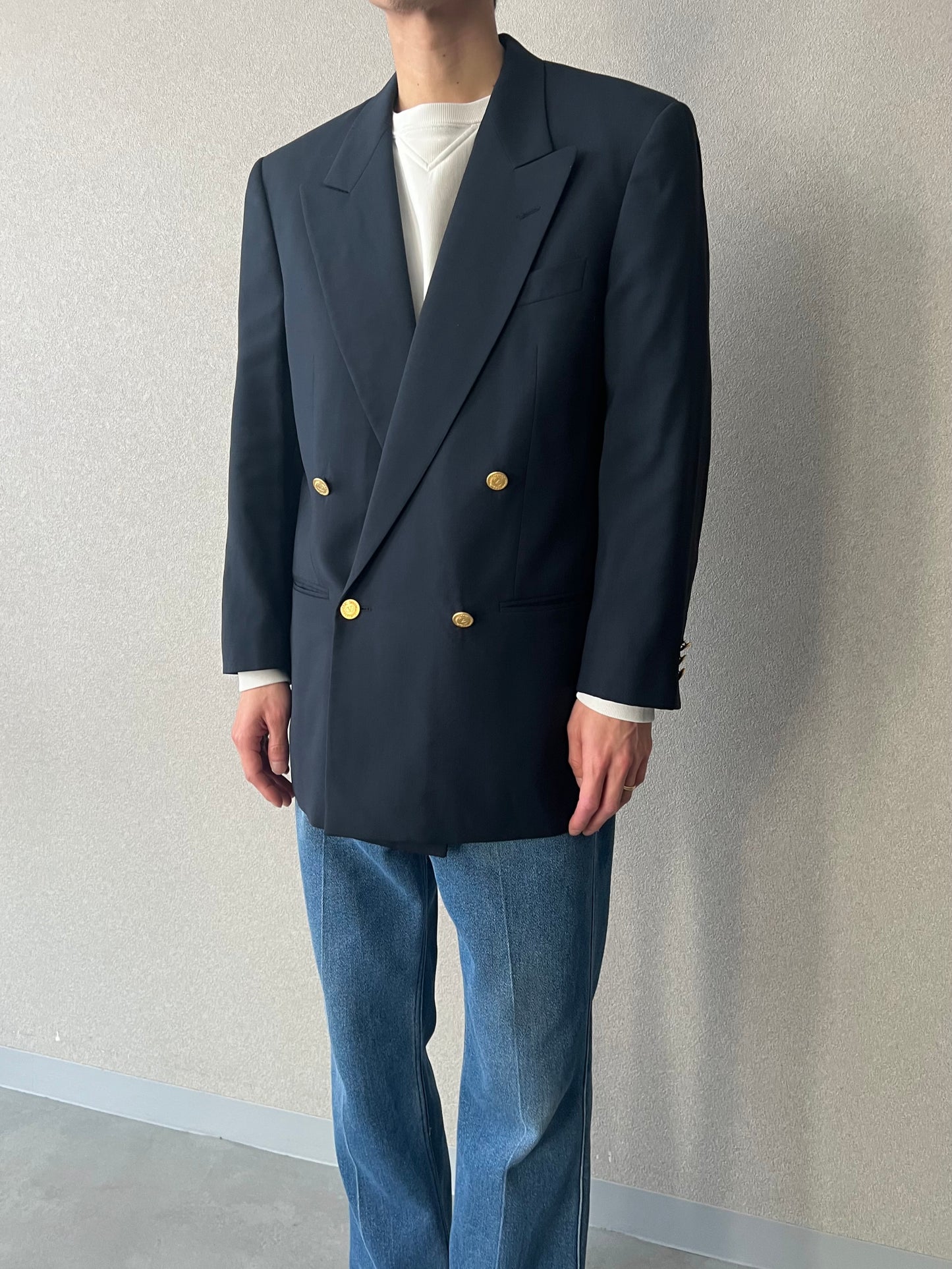 80's VALENTINO wool tailored jacket