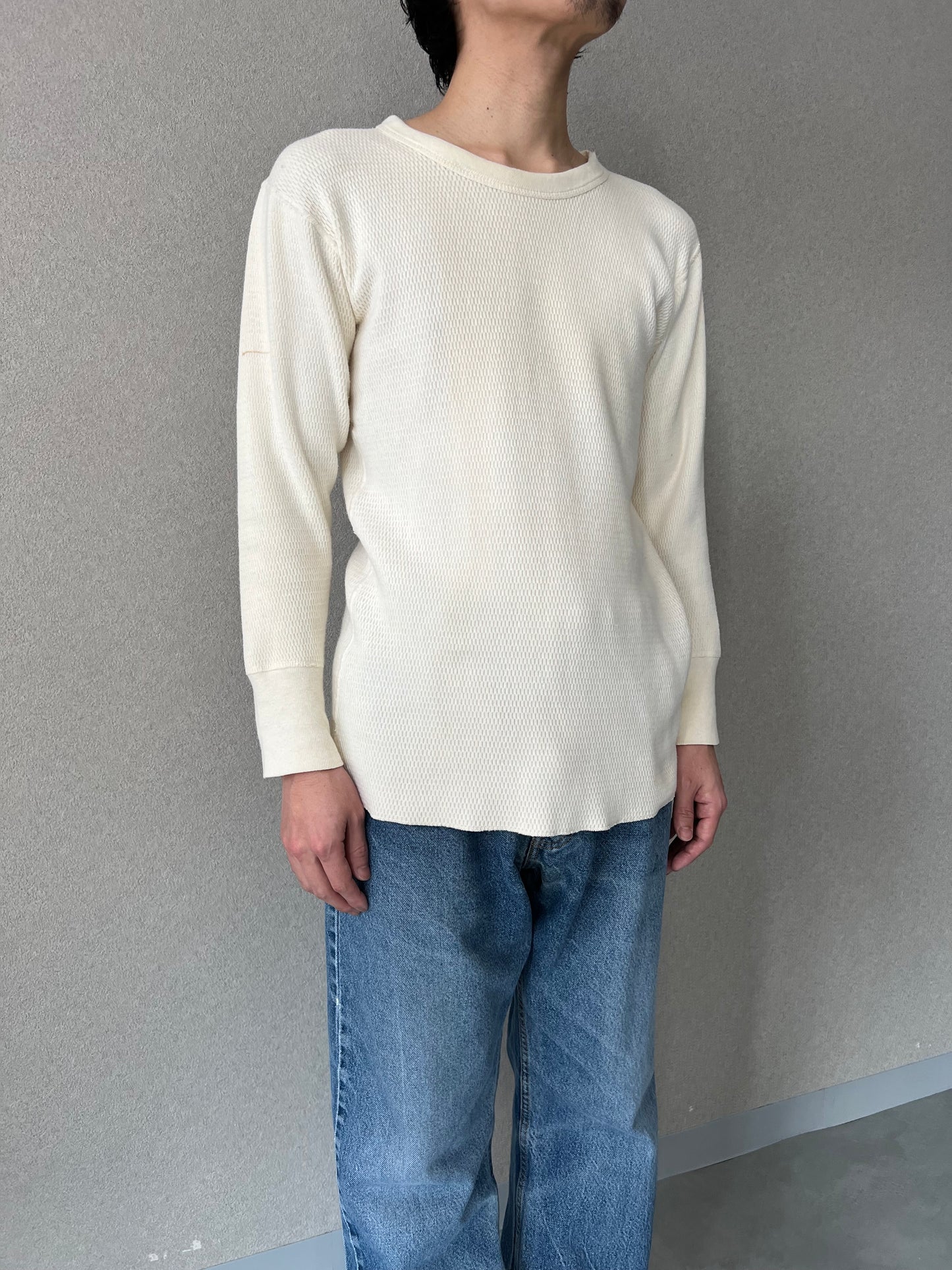 60's WALDORF L/S thermal shirt “Made in USA”