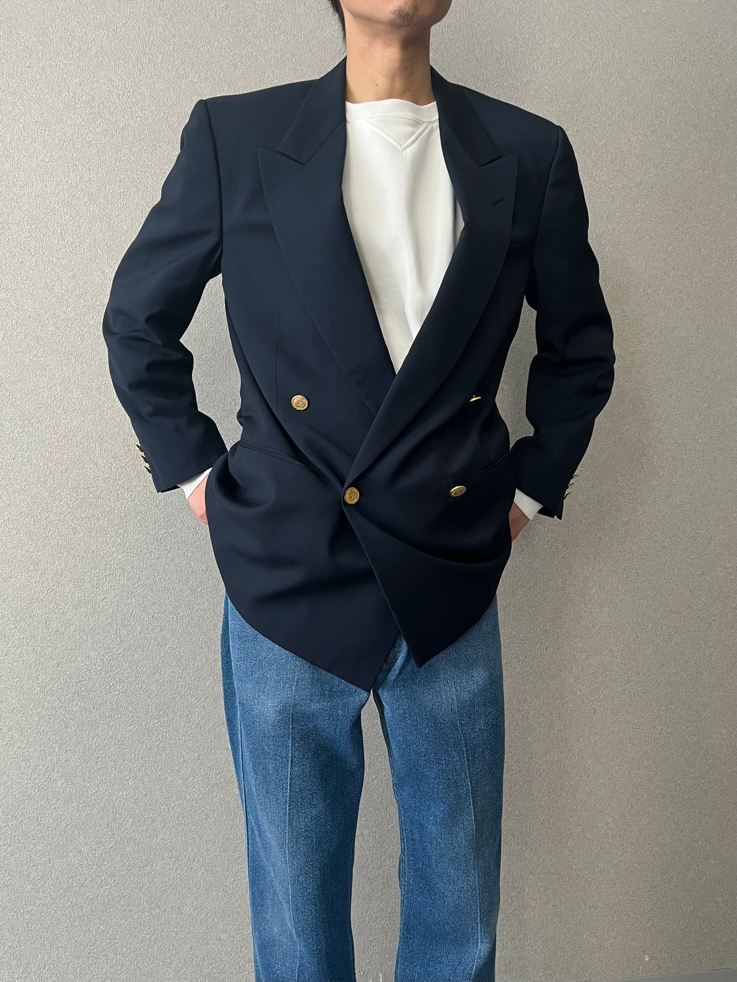 80's VALENTINO wool tailored jacket