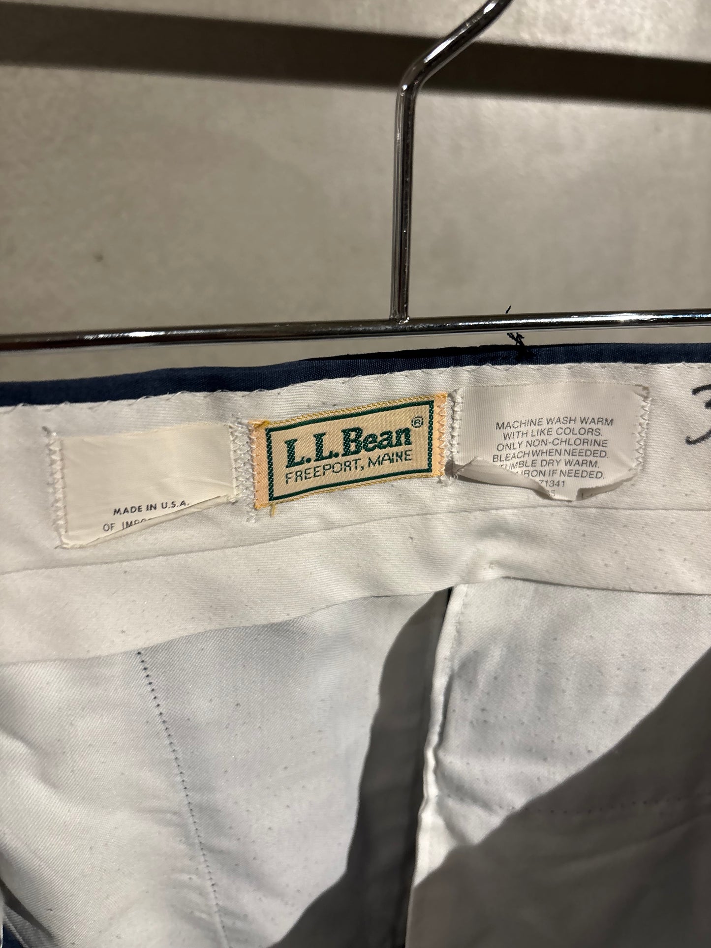 80's〜 L.L.bean cotton slacks “Made in USA”