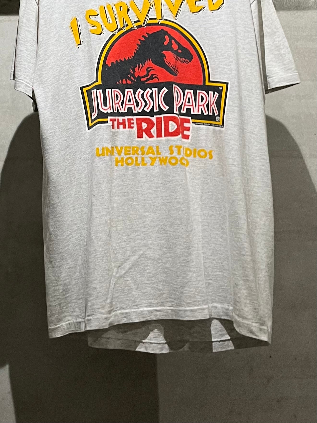 90's JURASSIC PARK printed t-shirt "Made in USA"