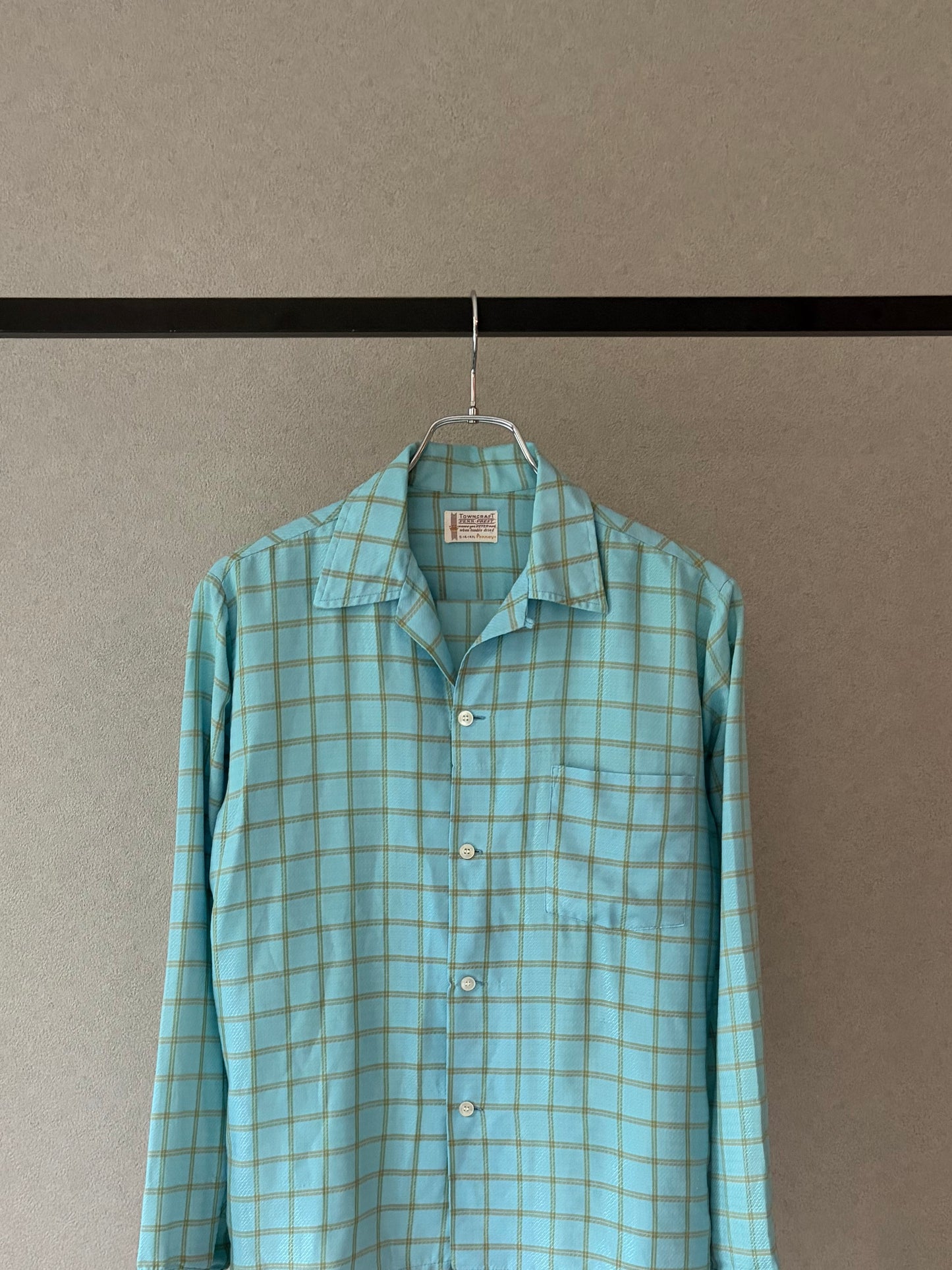 60's〜 TOWNCRAFT open collar shirt