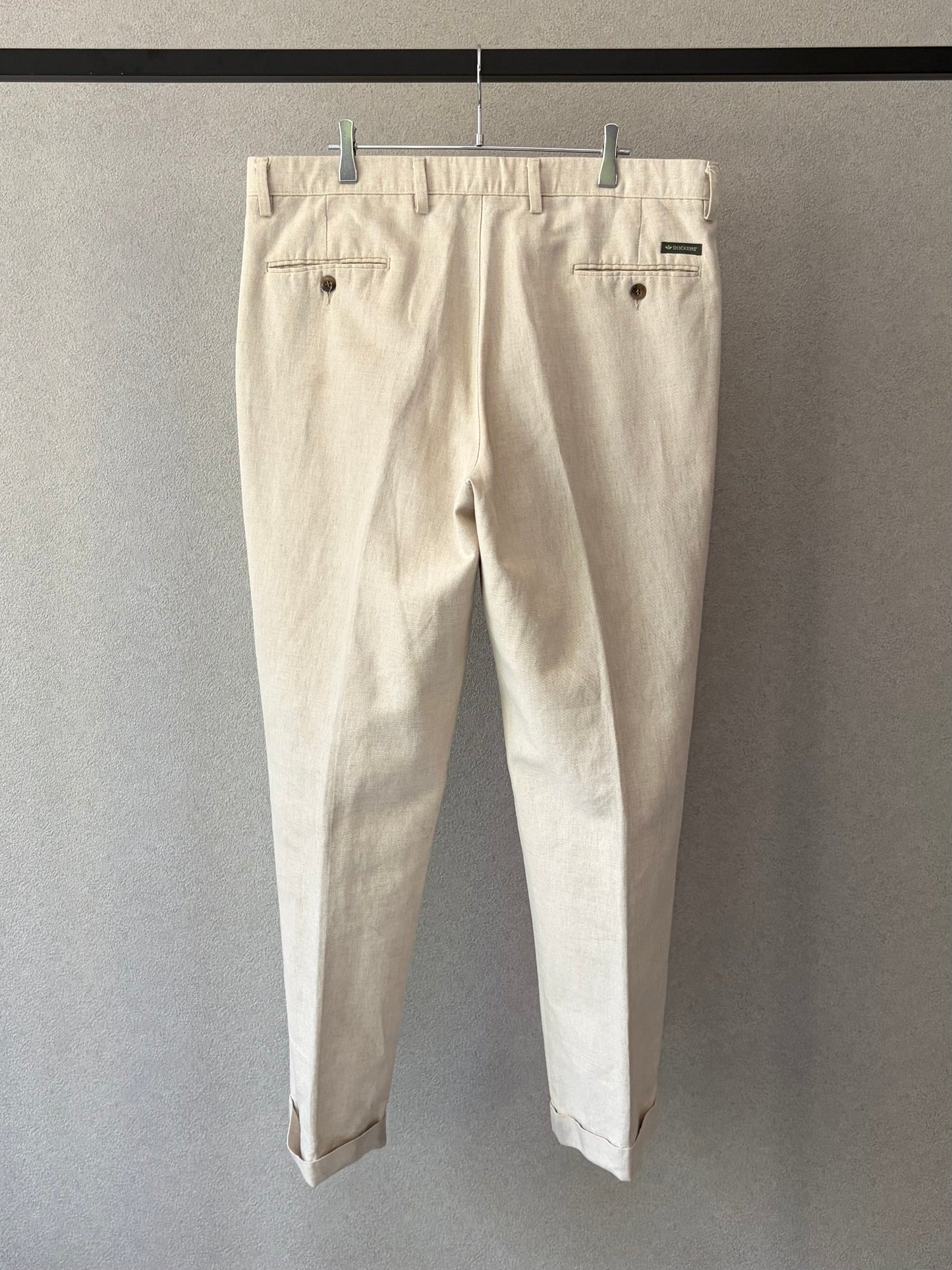 00's DOCKERS linen slacks