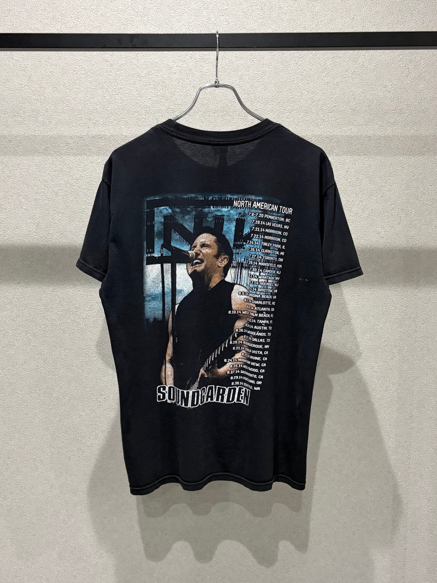 10's Nine Inch Nails X SOUNDGARDEN music t-shirt