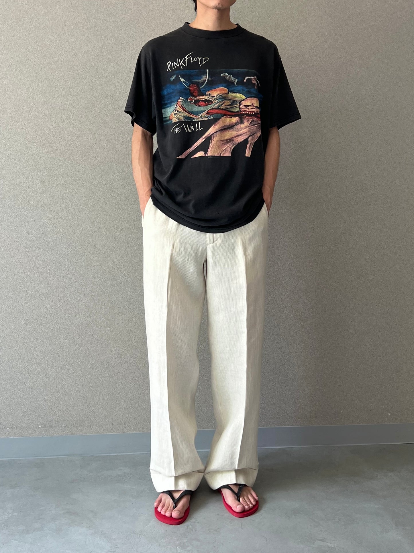 90's zanella linen slacks “Made in ITALY”