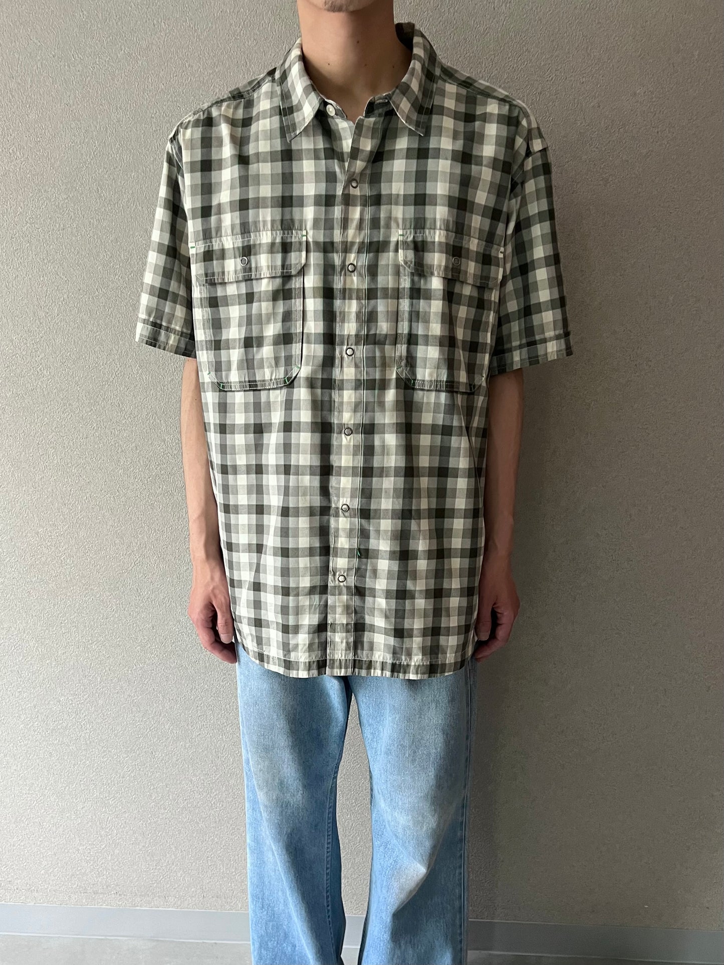 00's patagonia S/S nylon shirt