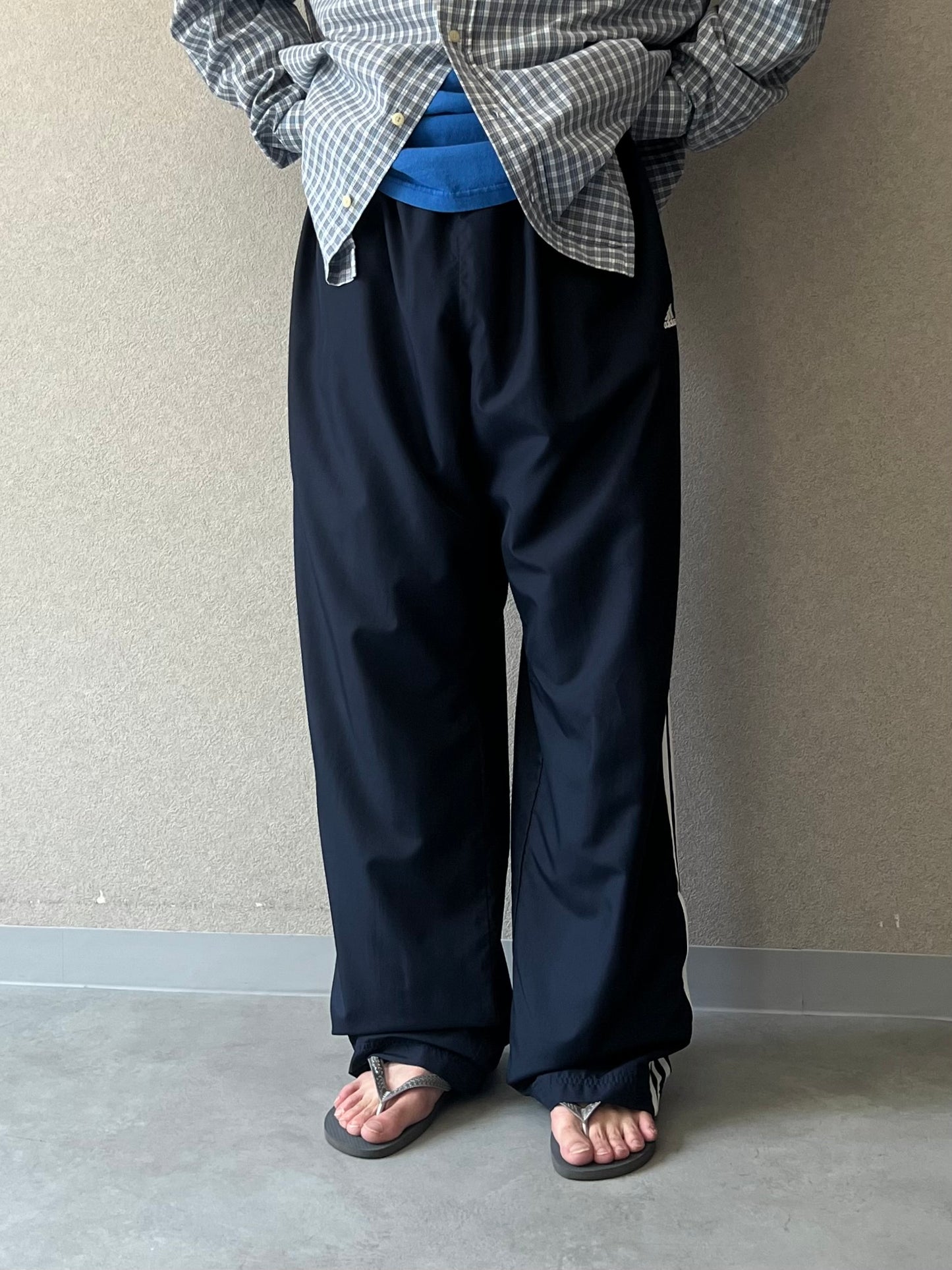 00's adidas nylon track pants