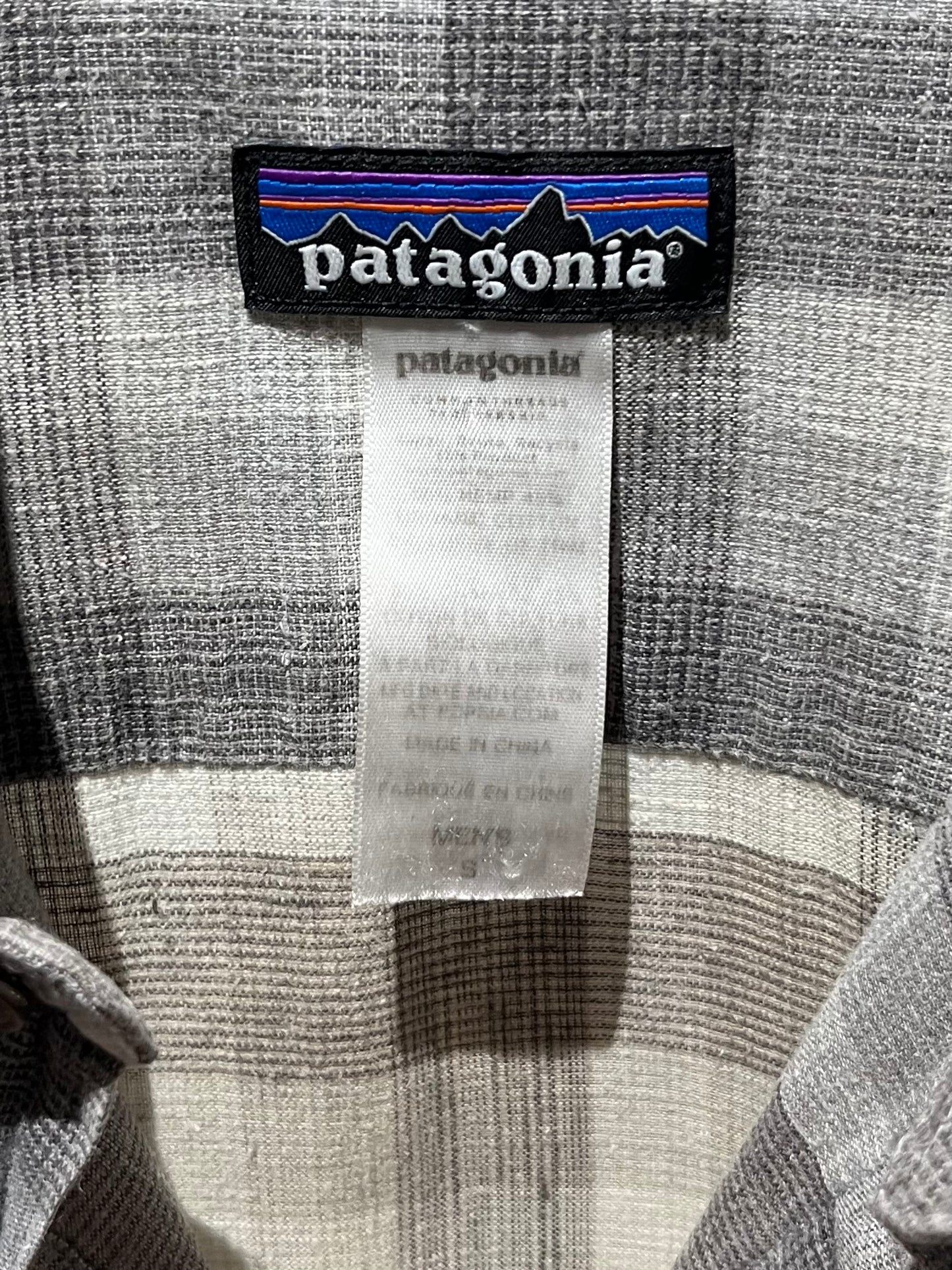 00's patagonia hemp shirt