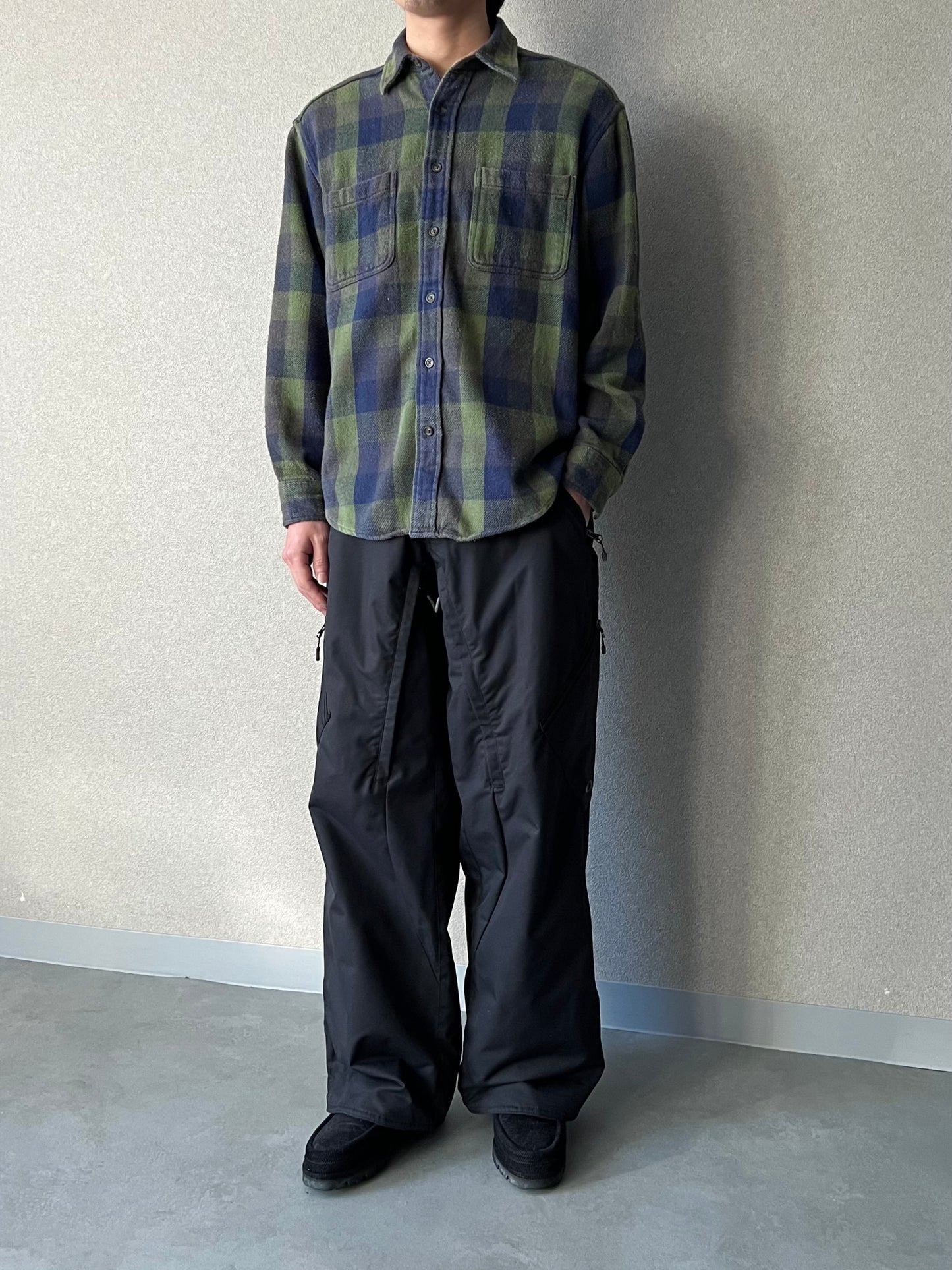 00's ST. JOHN'S BAY flannel shirt
