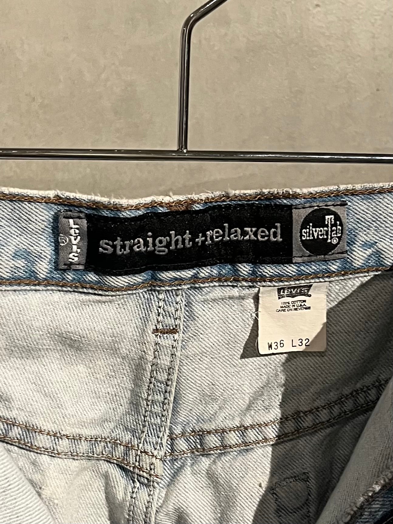 90's Levi's silvertab denim pants"Made in USA"